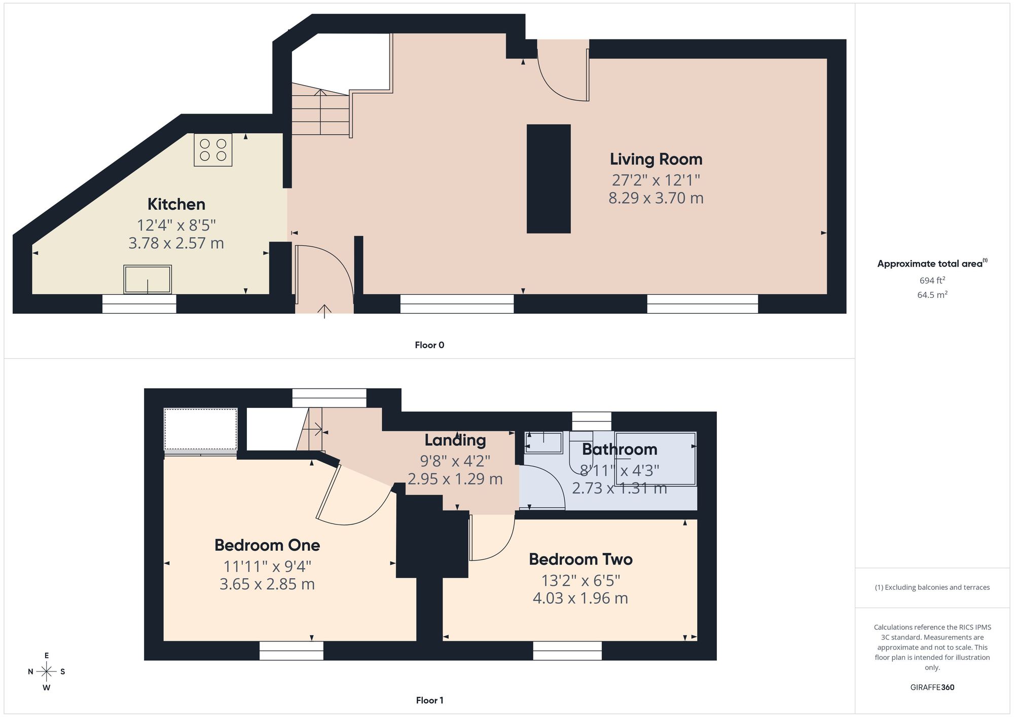 132 Queensgate, Bolton floorplan
