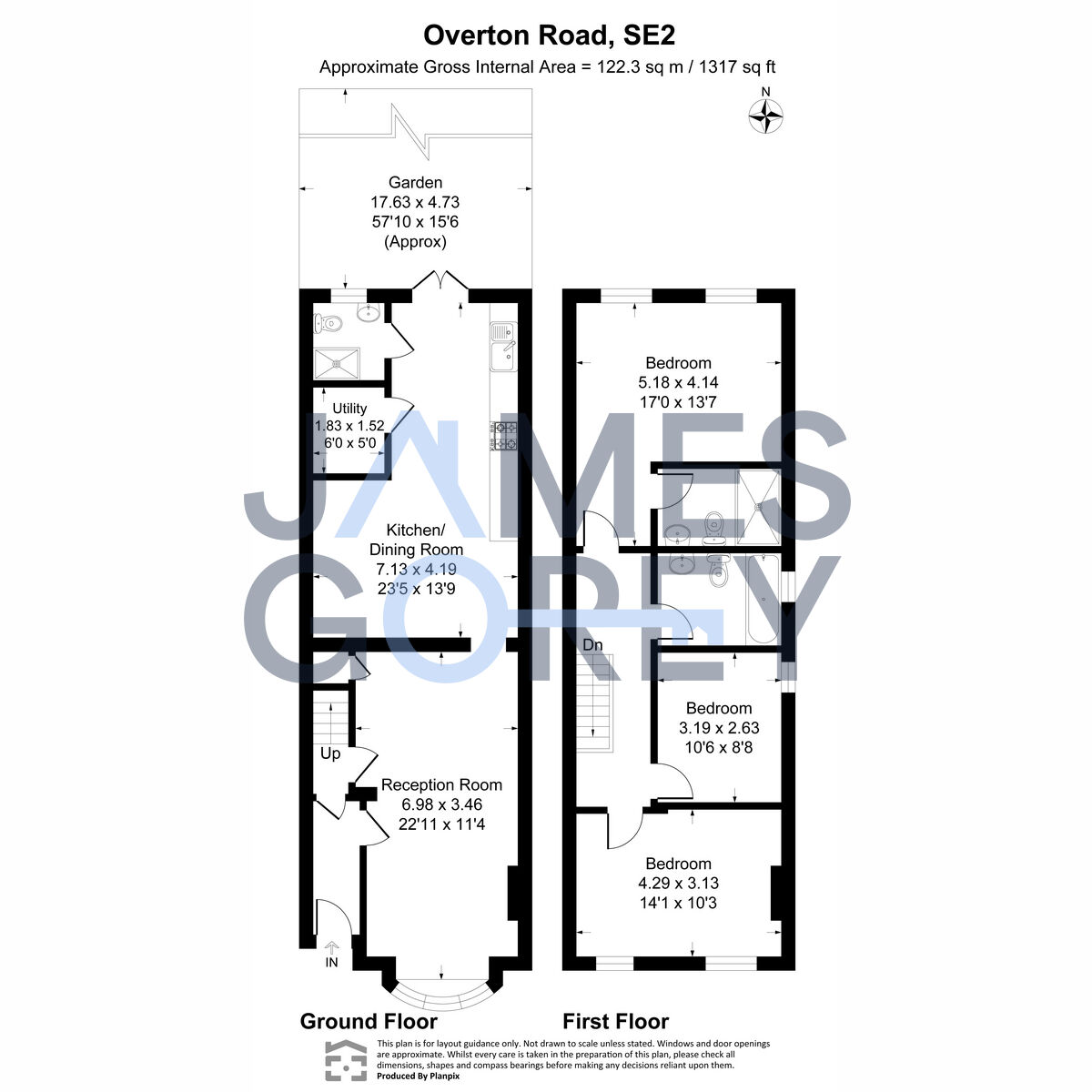 19, Overton Road, London floorplan