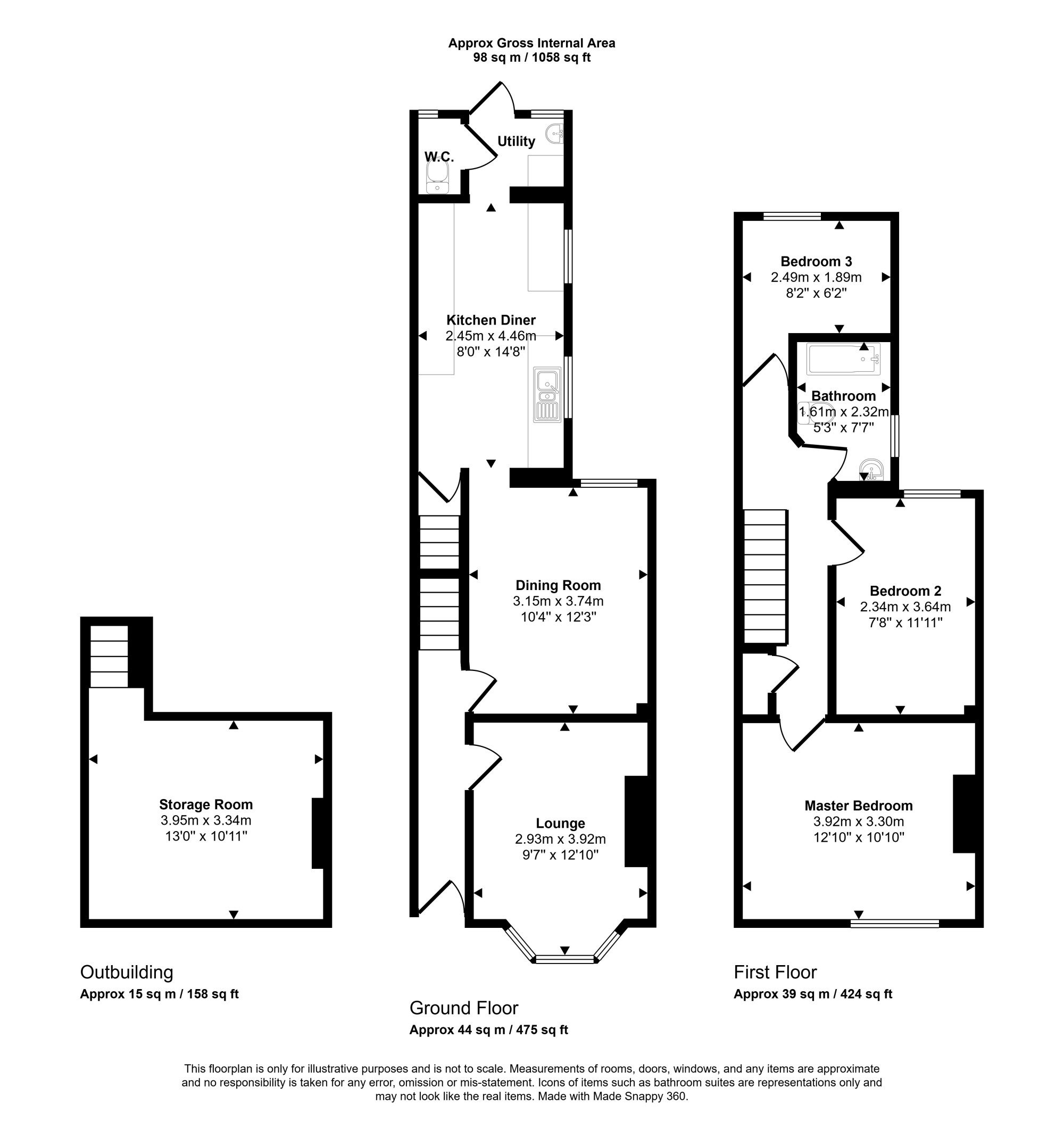 45, Milner Road, Gillingham floorplan