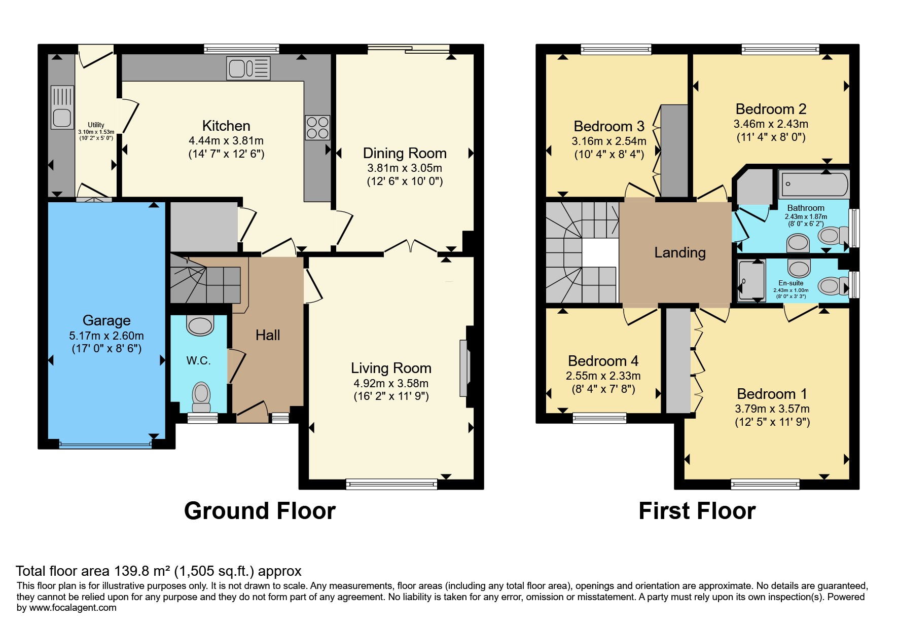 12, Dover Park, Dunfermline floorplan