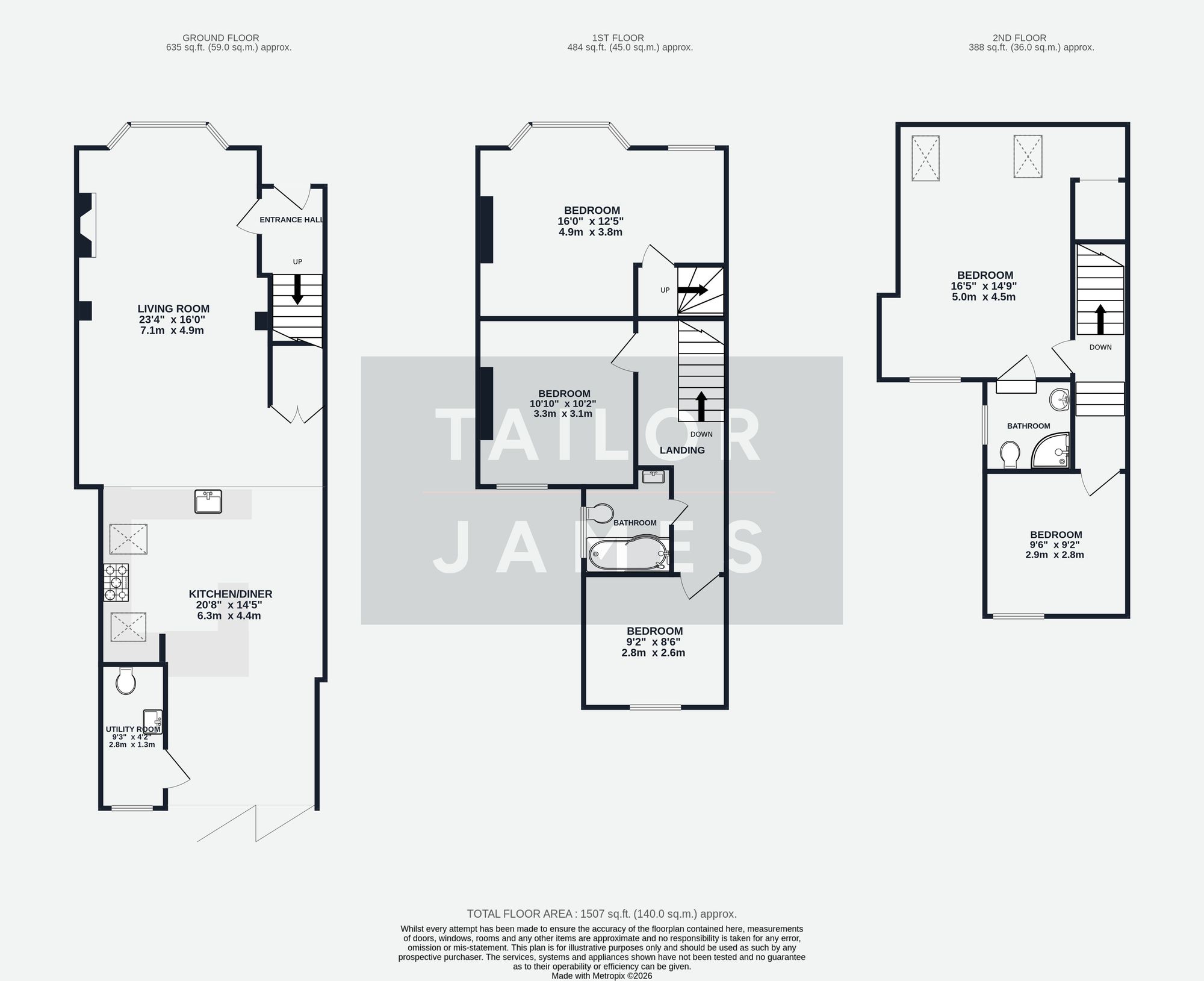 240 Queens Park Road, Brighton floorplan