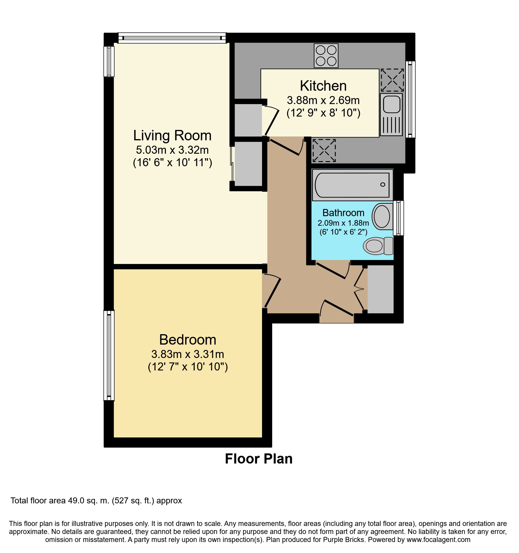 1 Bedrooms Flat for sale in Earlsfield Road, Earlsfield SW18