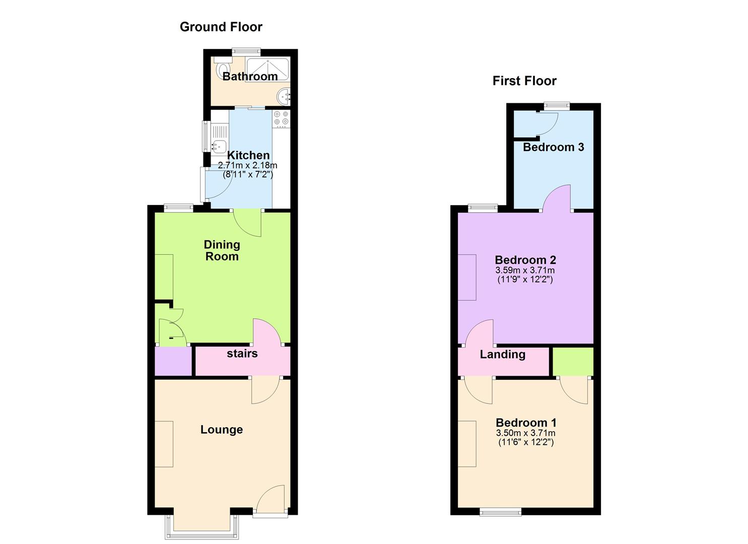 80, Belsize Avenue, Peterborough floorplan