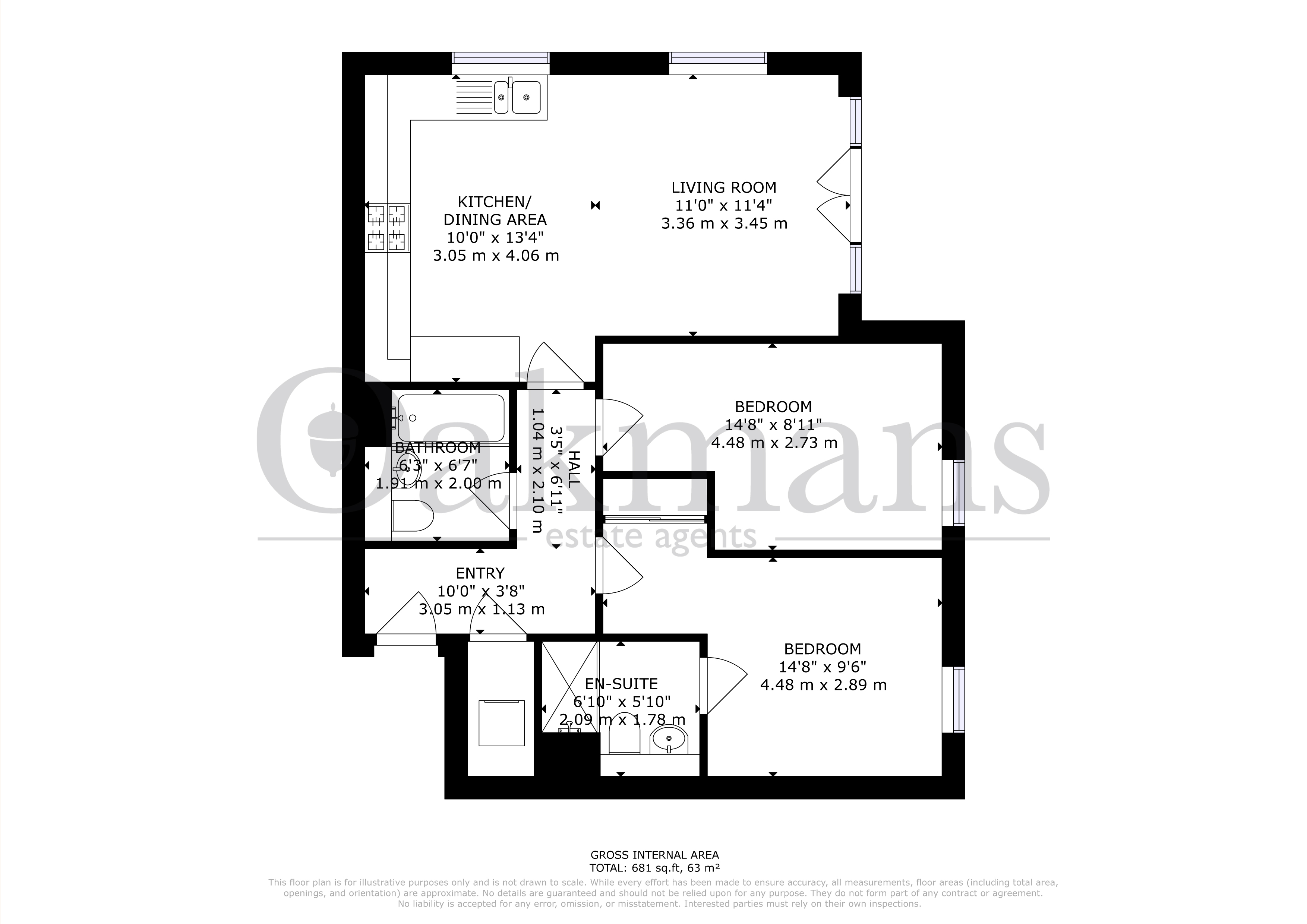 Apartment 7, 2, Madison Walk, West Midlands floorplan