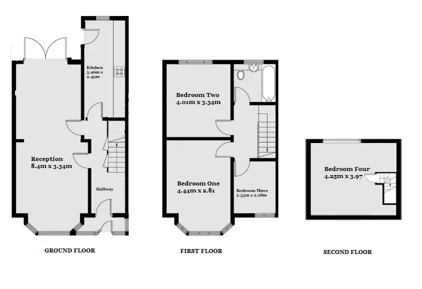 38, Colin Gardens, London floorplan