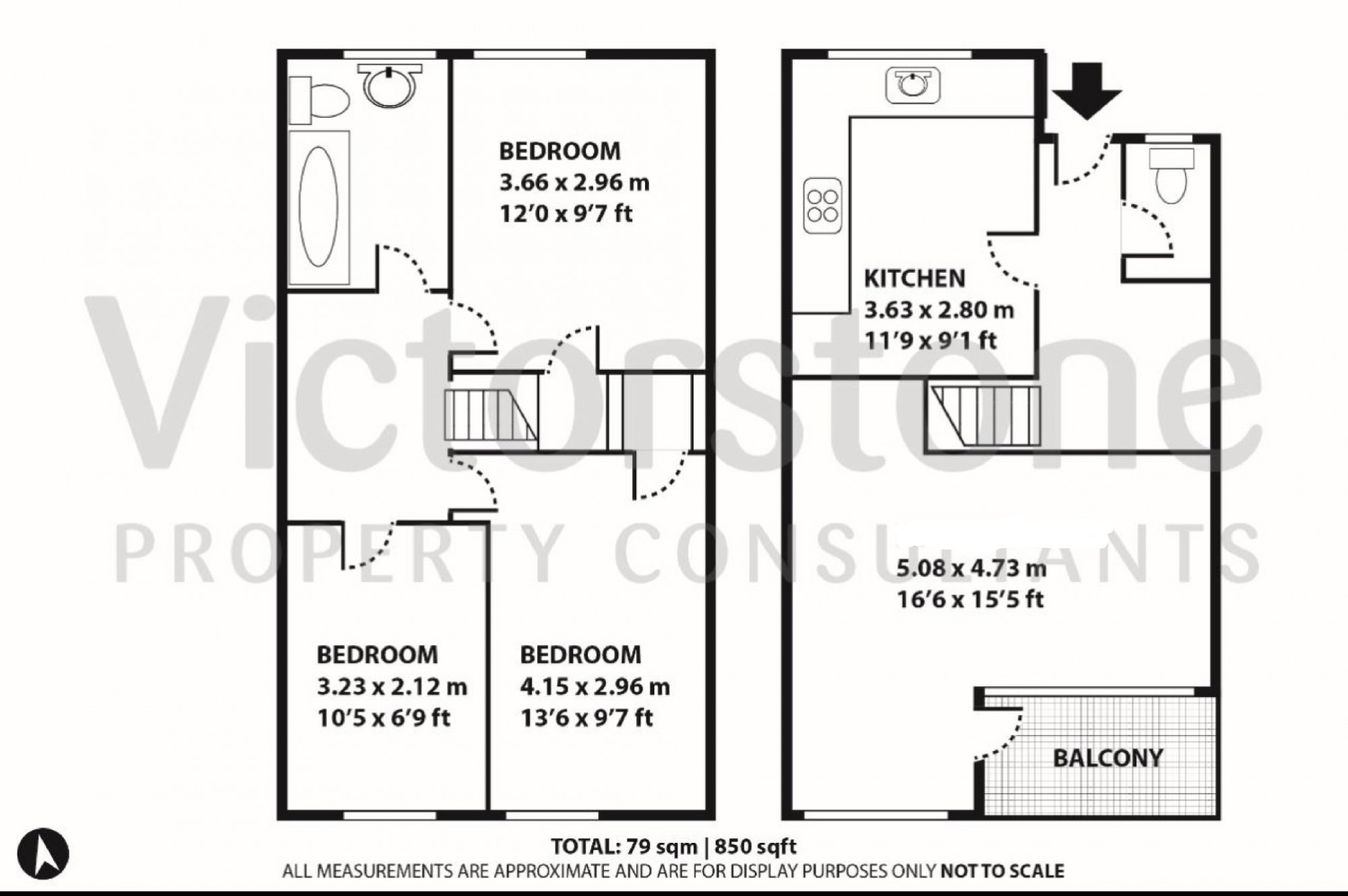 Flat 13, Helston, London floorplan