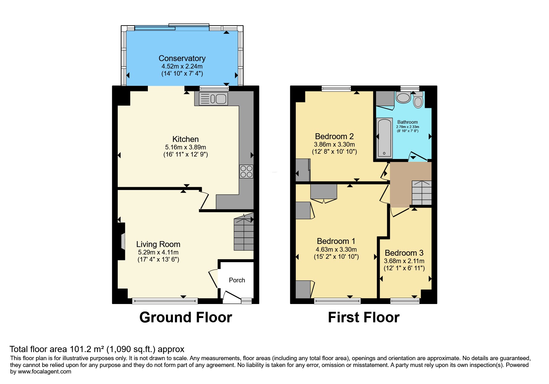 42, Grapnells, Basildon floorplan