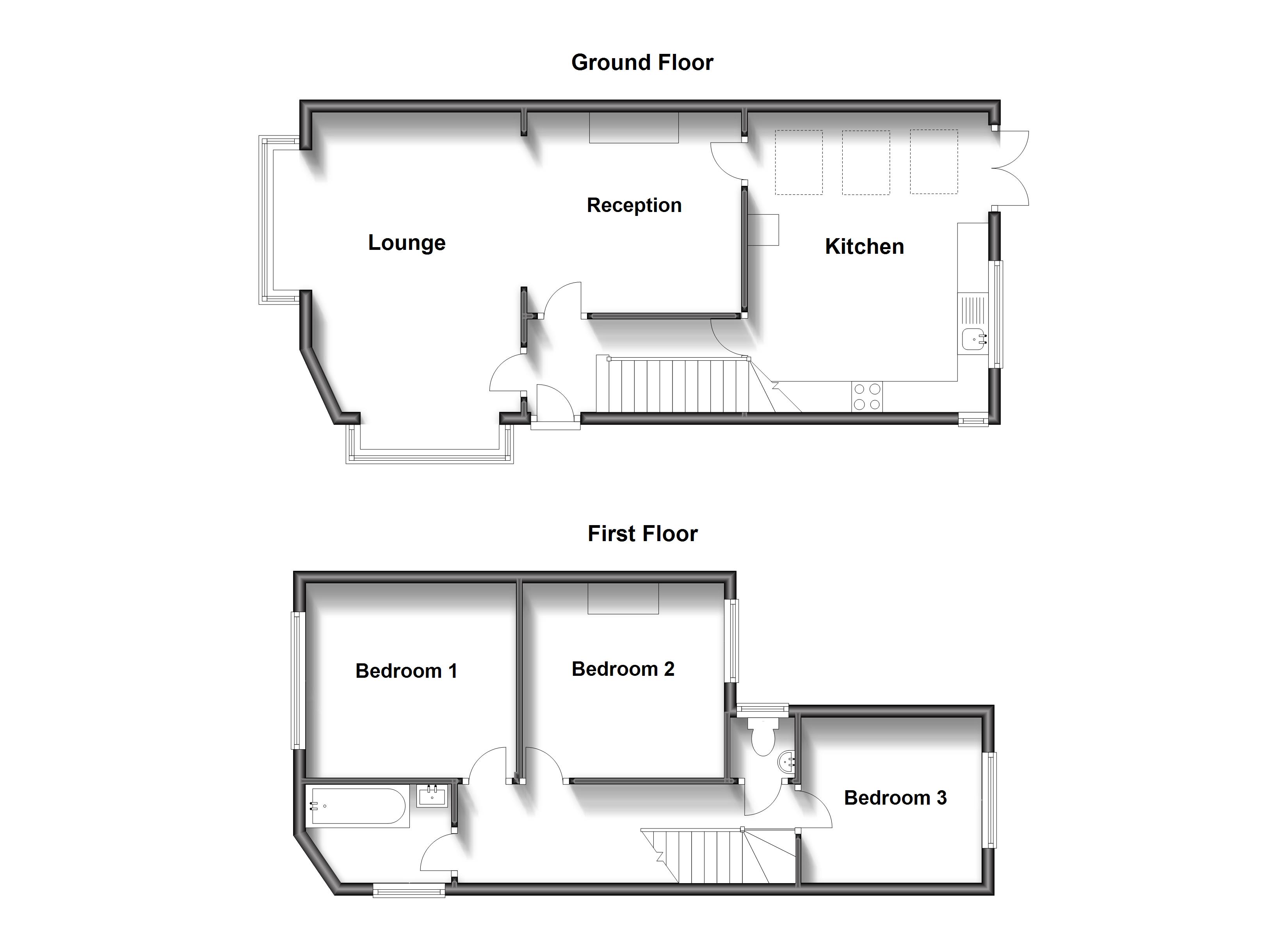 Hollingbury Place, Brighton BN1, 3 bedroom end terrace house to rent