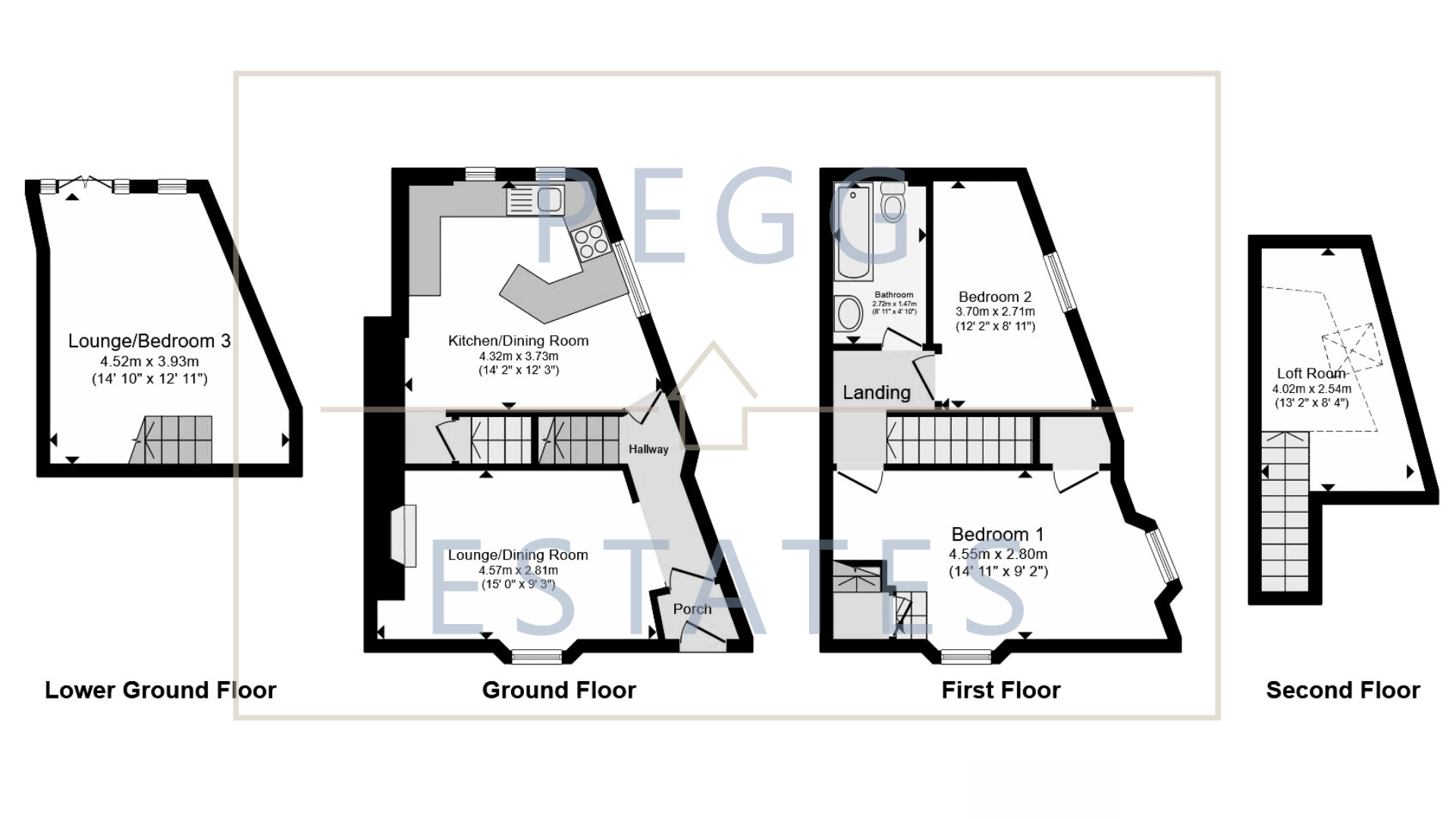 1 Pleasant Terrace, Paignton floorplan