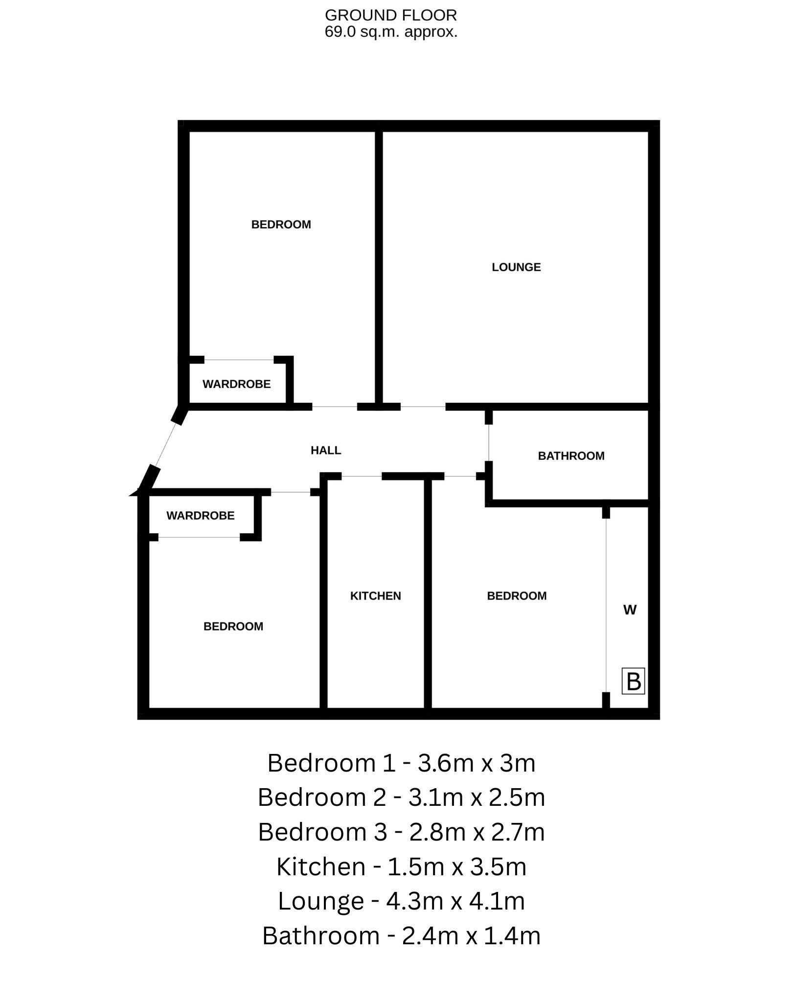 29A, Union Place, Dundee floorplan