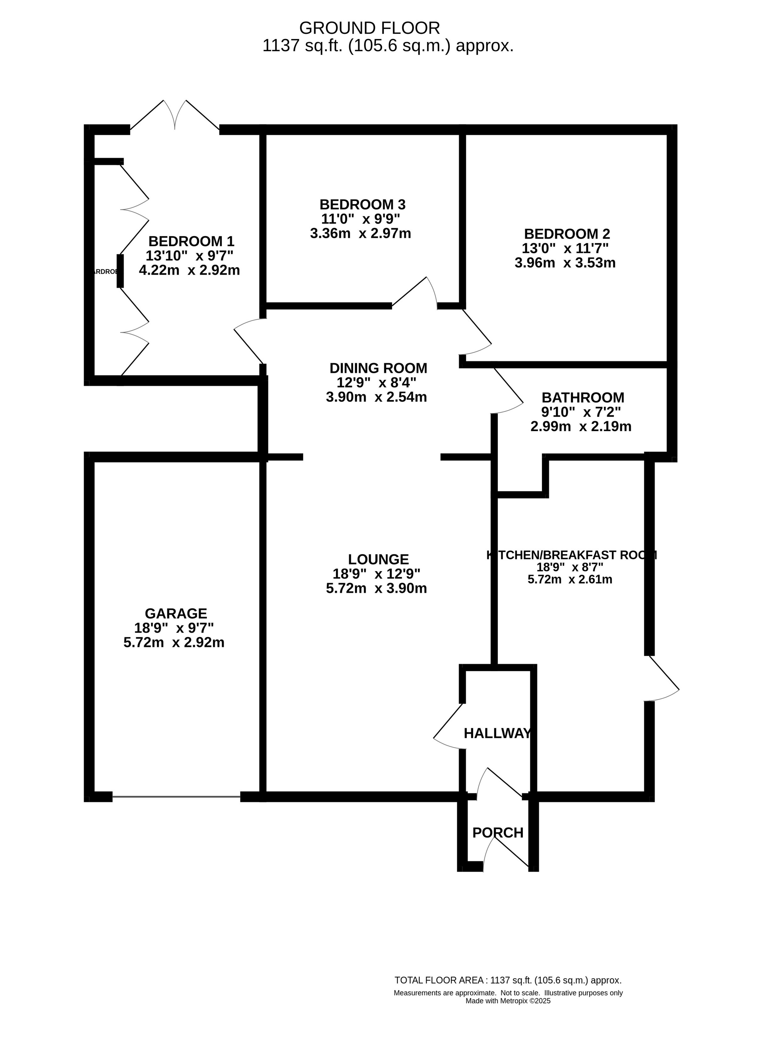 Melrose Crescent, Hale floorplan