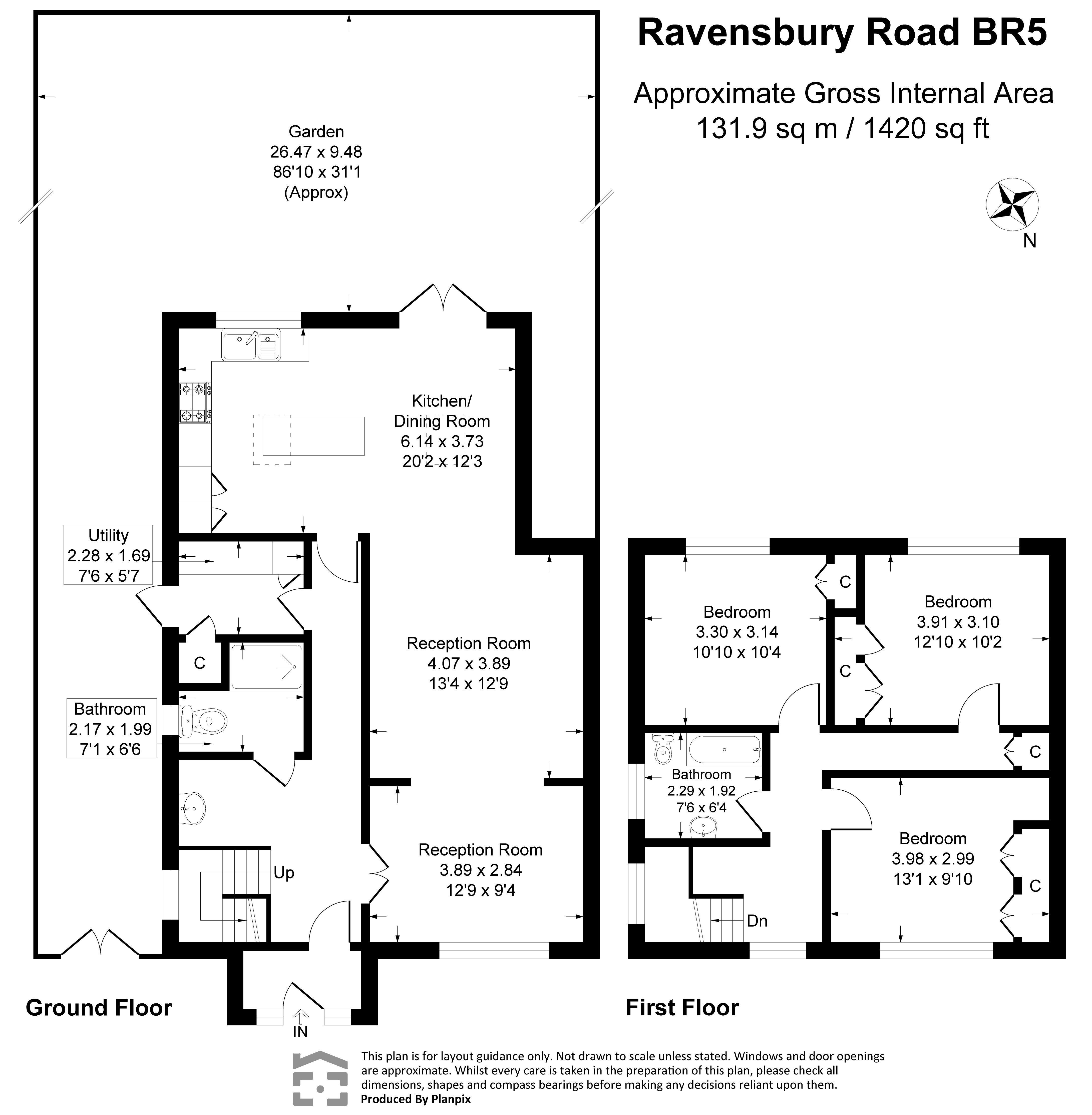 32, Ravensbury Road, Kent floorplan