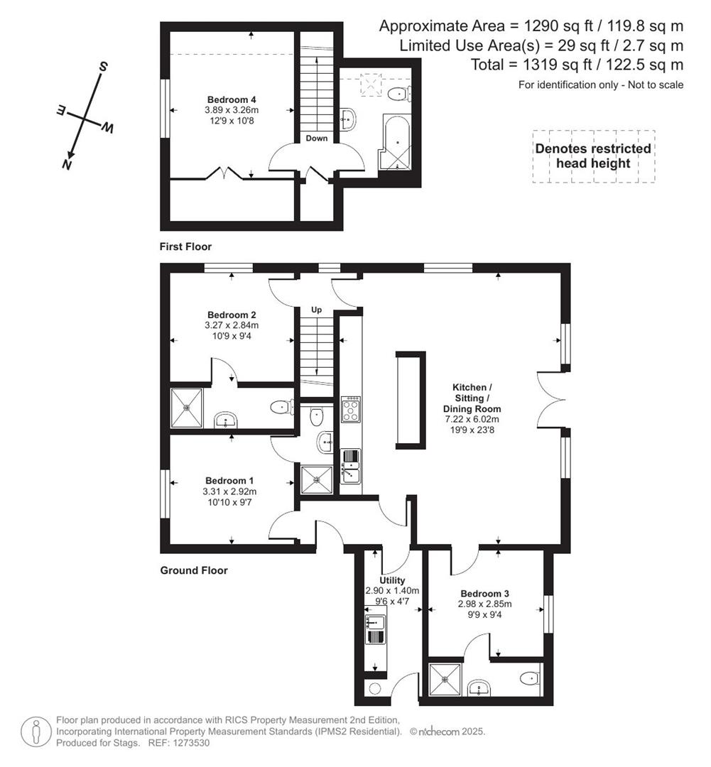Oyster Bay, Tarka Lane, Woolacombe floorplan
