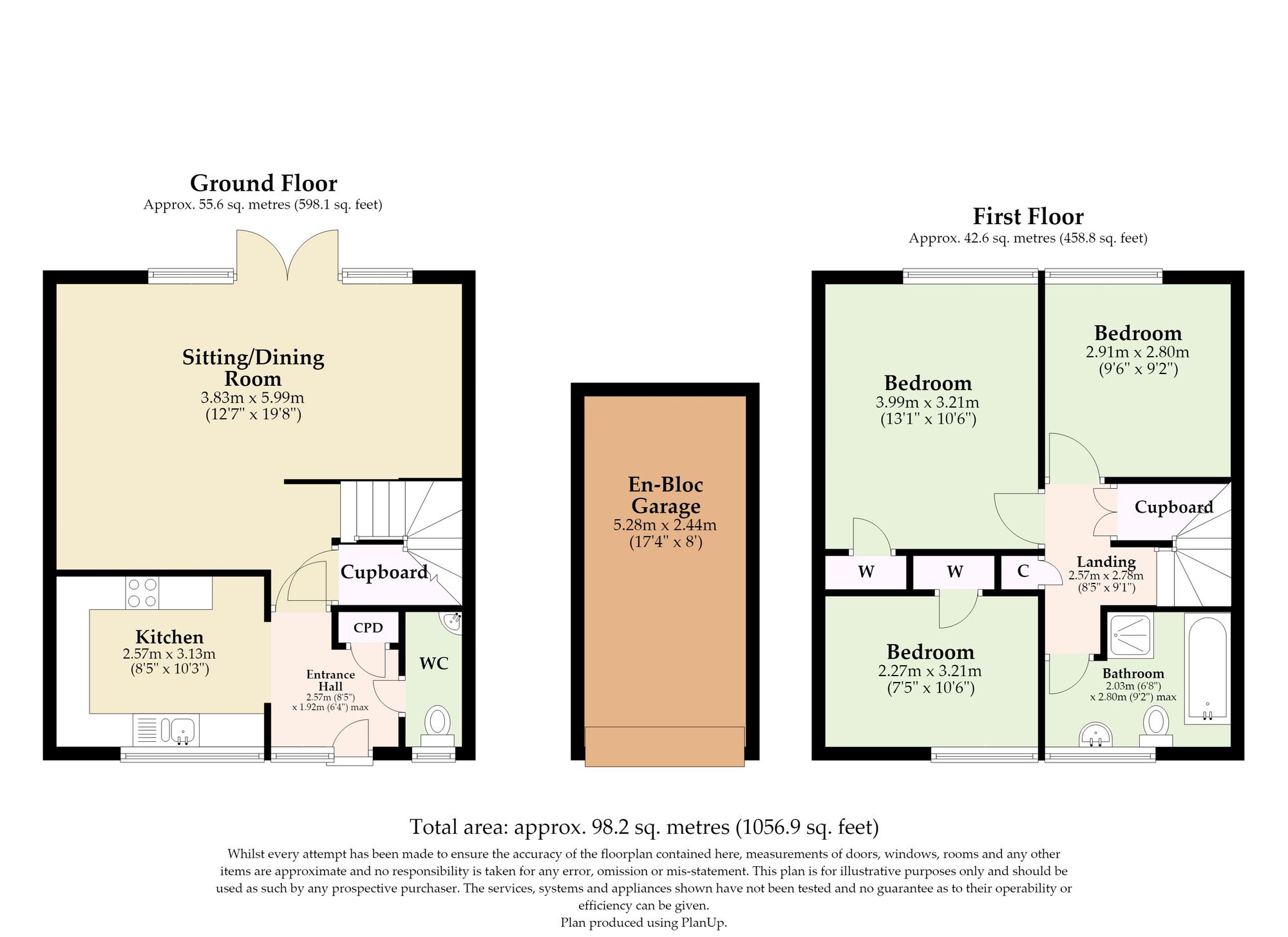 15 Finch Way, Norwich floorplan