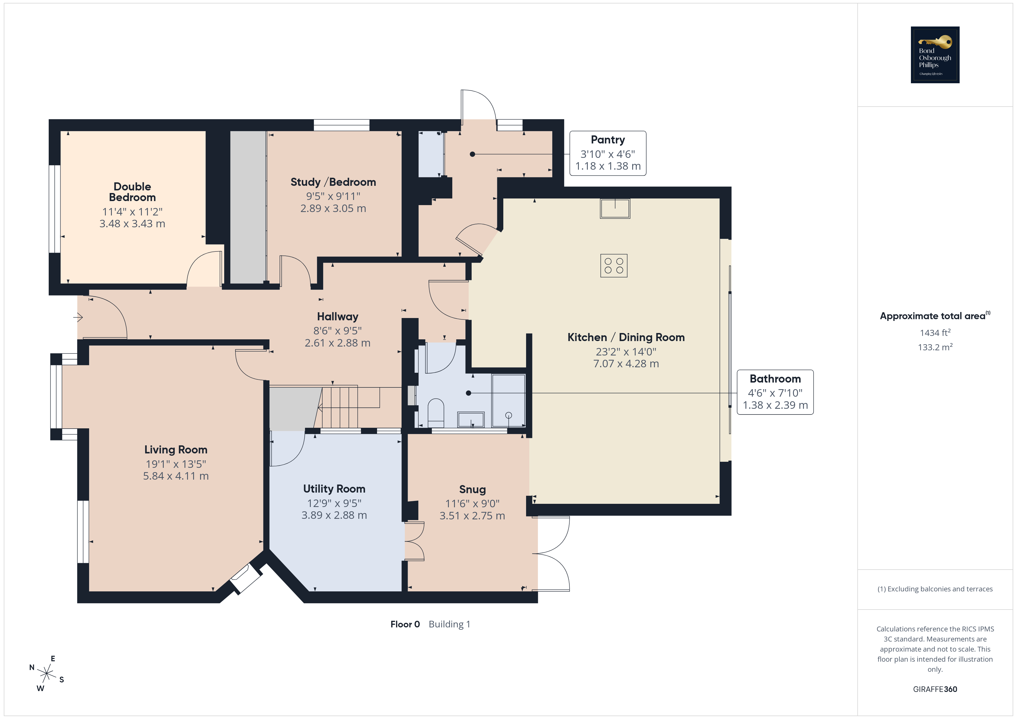Kenna Park,, Gonvena Hill, Cornwall floorplan