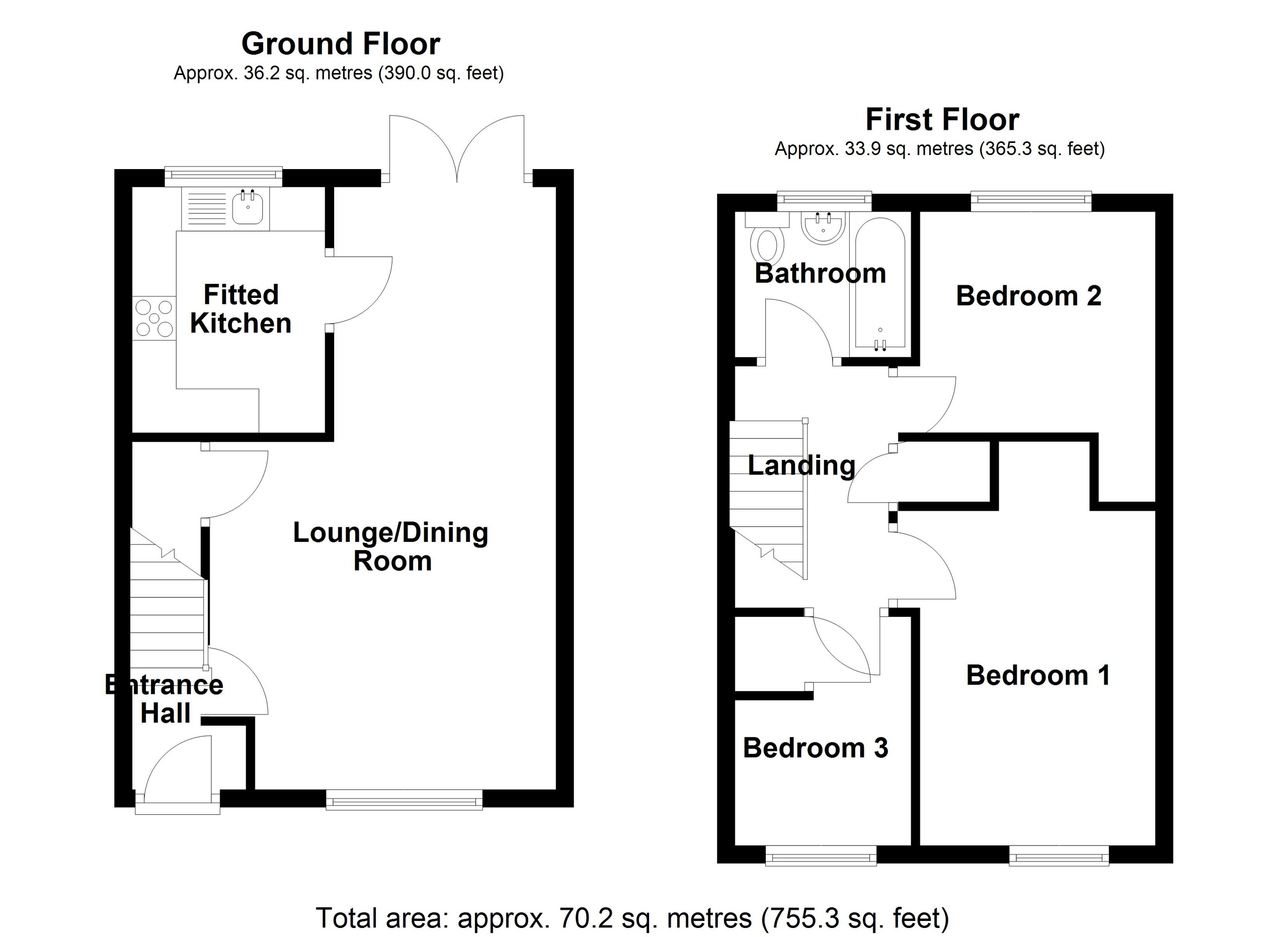 91a Harlech Drive, Merthyr Tydfil floorplan