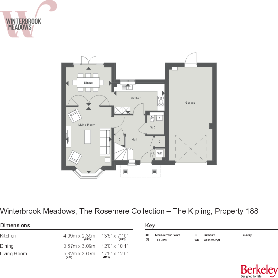 Winterbrook Meadows, Winterbrook Meadows, Oxfordshire, Wyatt Way, Wallingford floorplan
