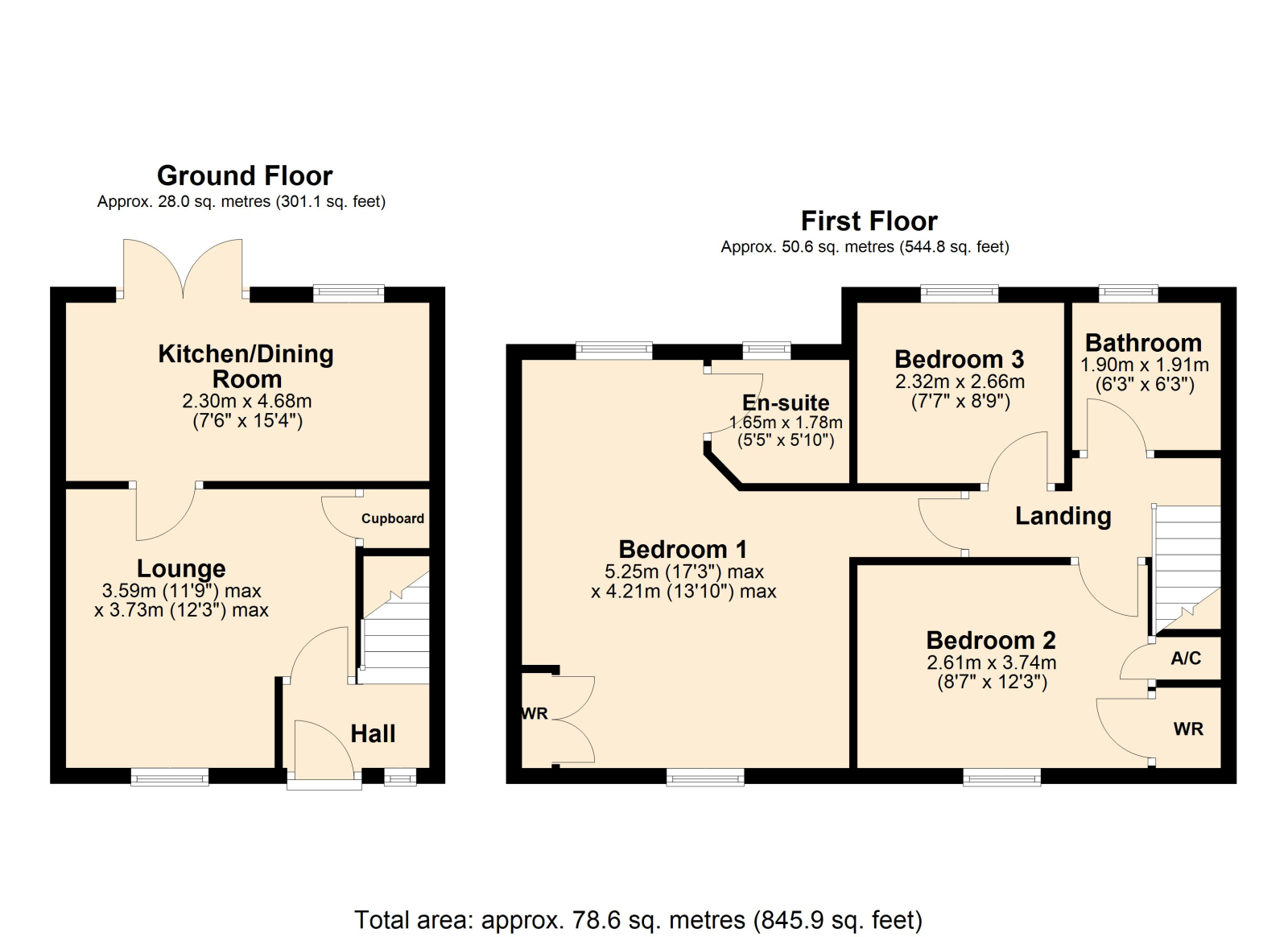 7 Woodrush Road, Walton Cardiff, Tewkesbury floorplan