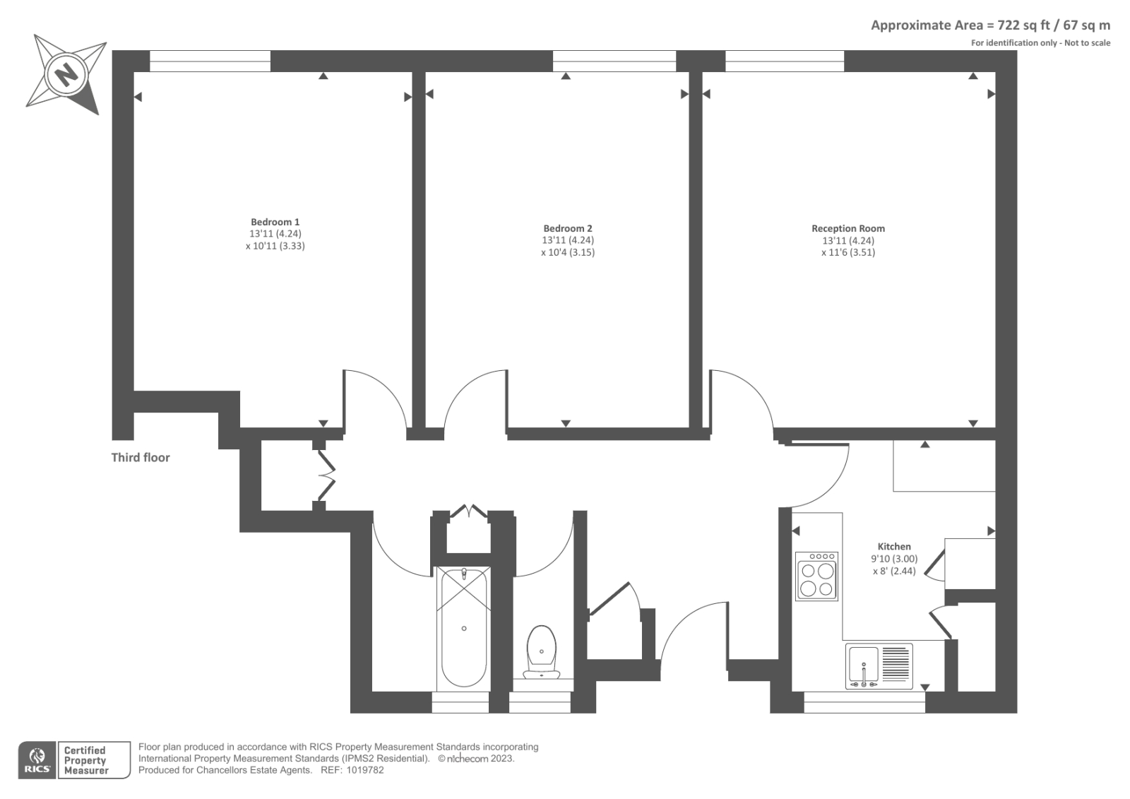 Marlow House, Hallfield Estate W2, 2 bedroom flat for sale 65519178