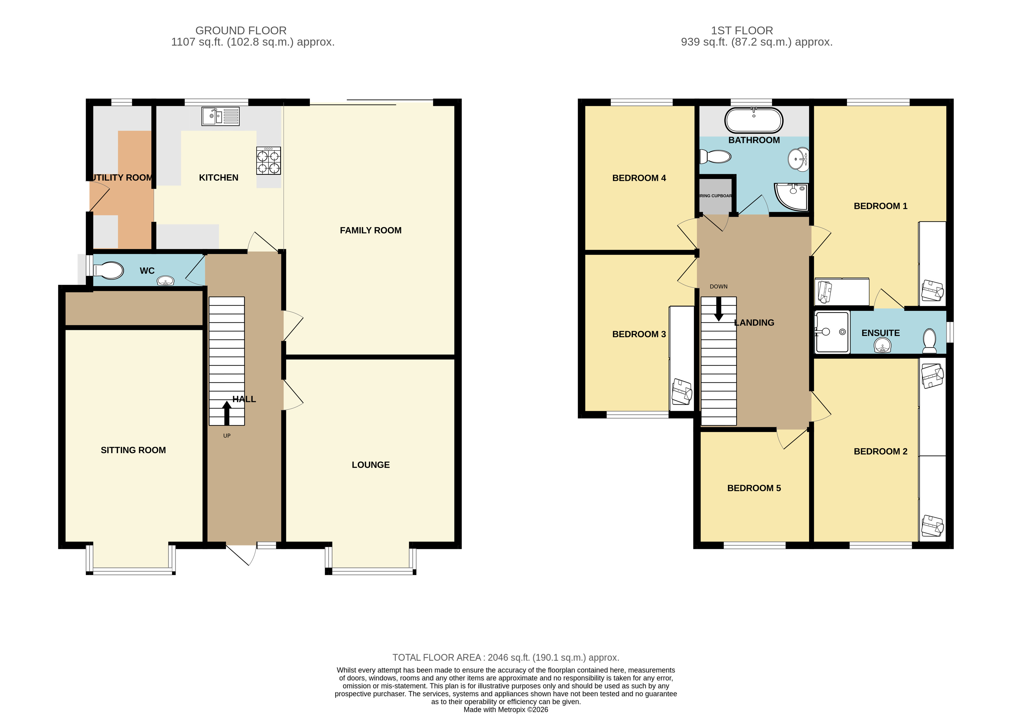 11, Martingale, Essex floorplan
