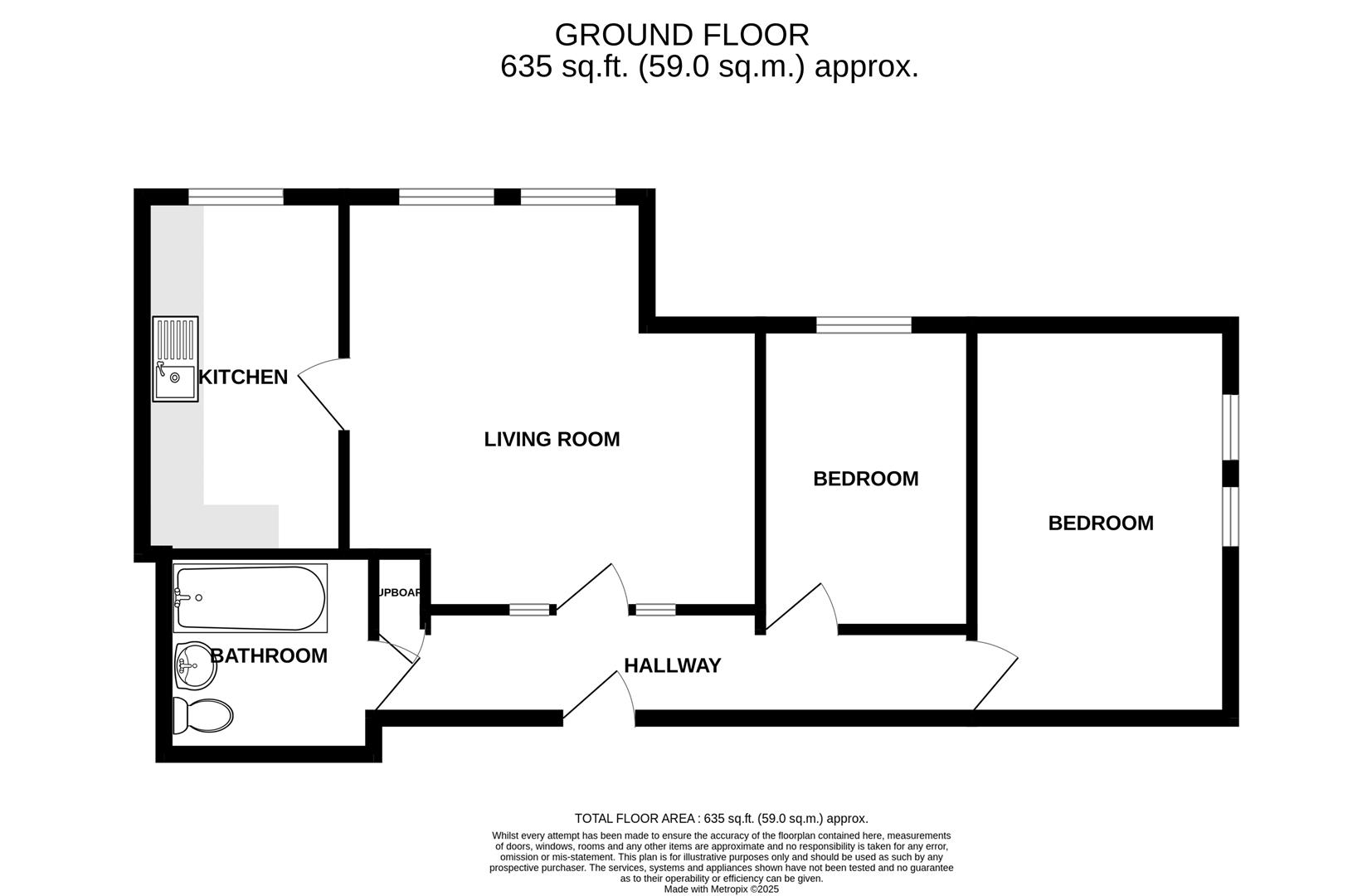 10 Meadow Court, Brassmill Lane, Bath floorplan