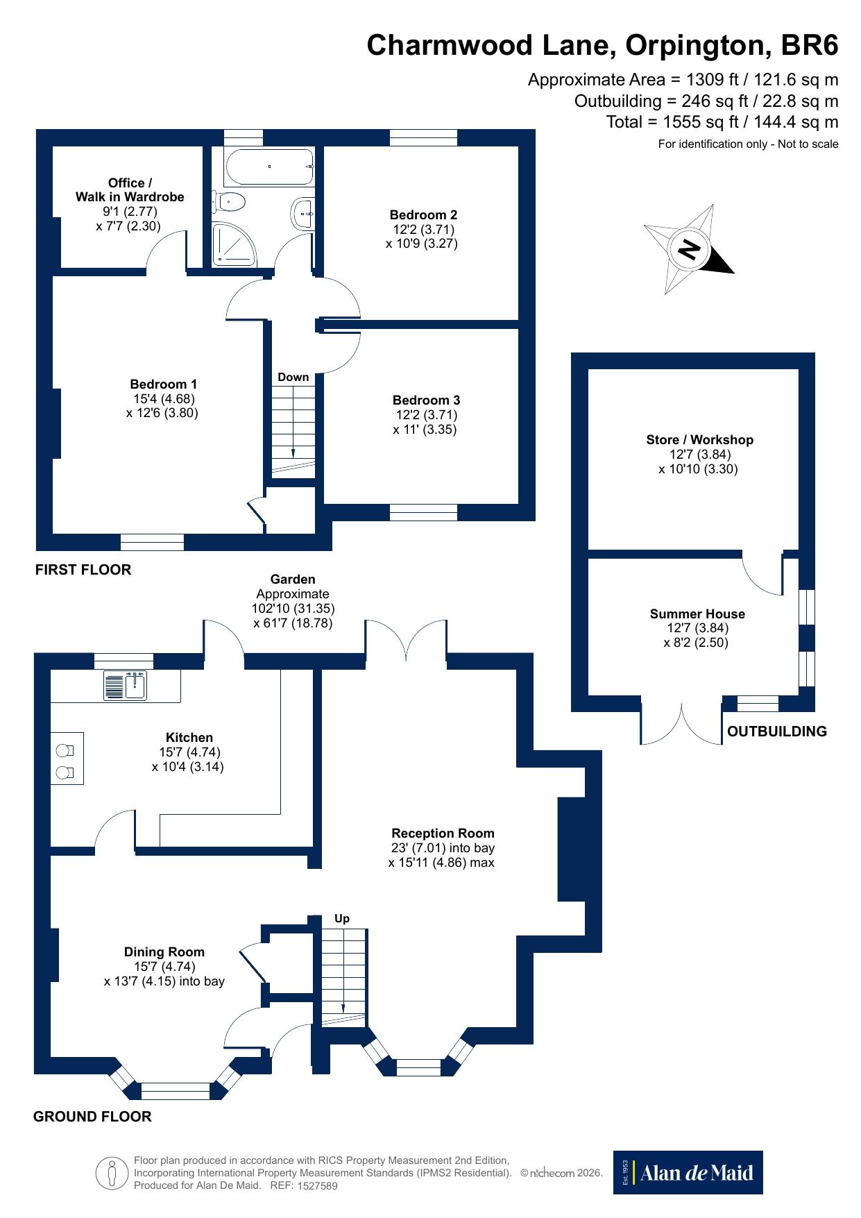 Little Charmwood,, Charmwood Lane, Kent floorplan