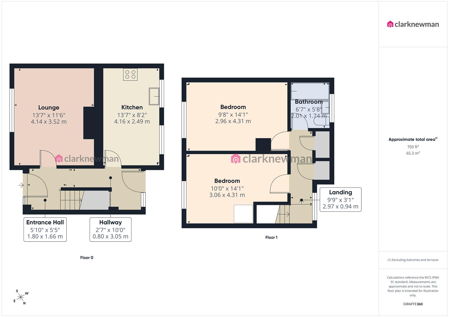 34, Pennymead, Harlow floorplan