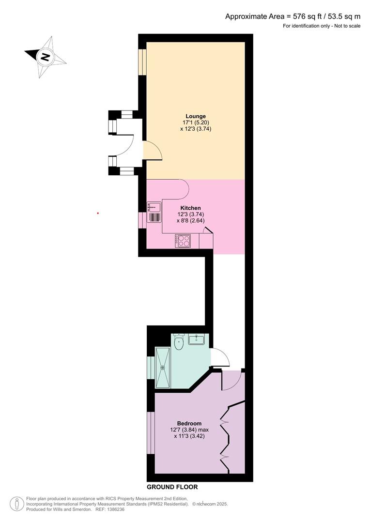 Flat 1, Stansfield Court,, 43 Newark Lane, Ripley floorplan
