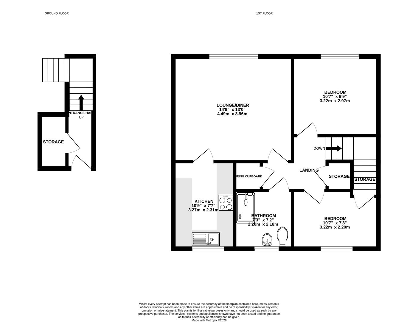 1, Unity Court, Reading floorplan