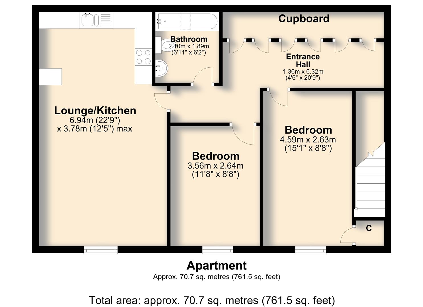 9, Harebell Road, Attleborough floorplan
