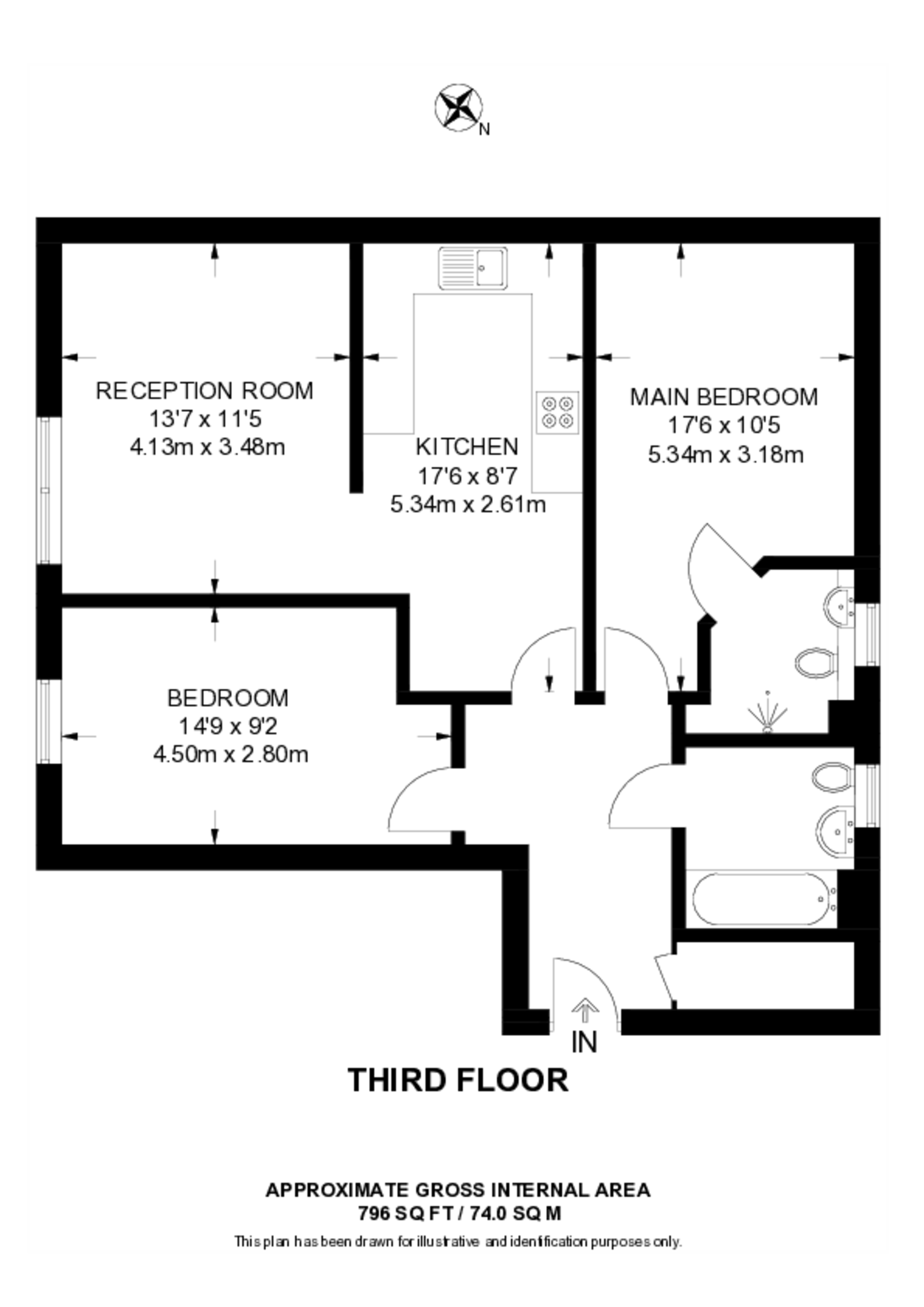 Old Devonshire Road, Balham floorplan