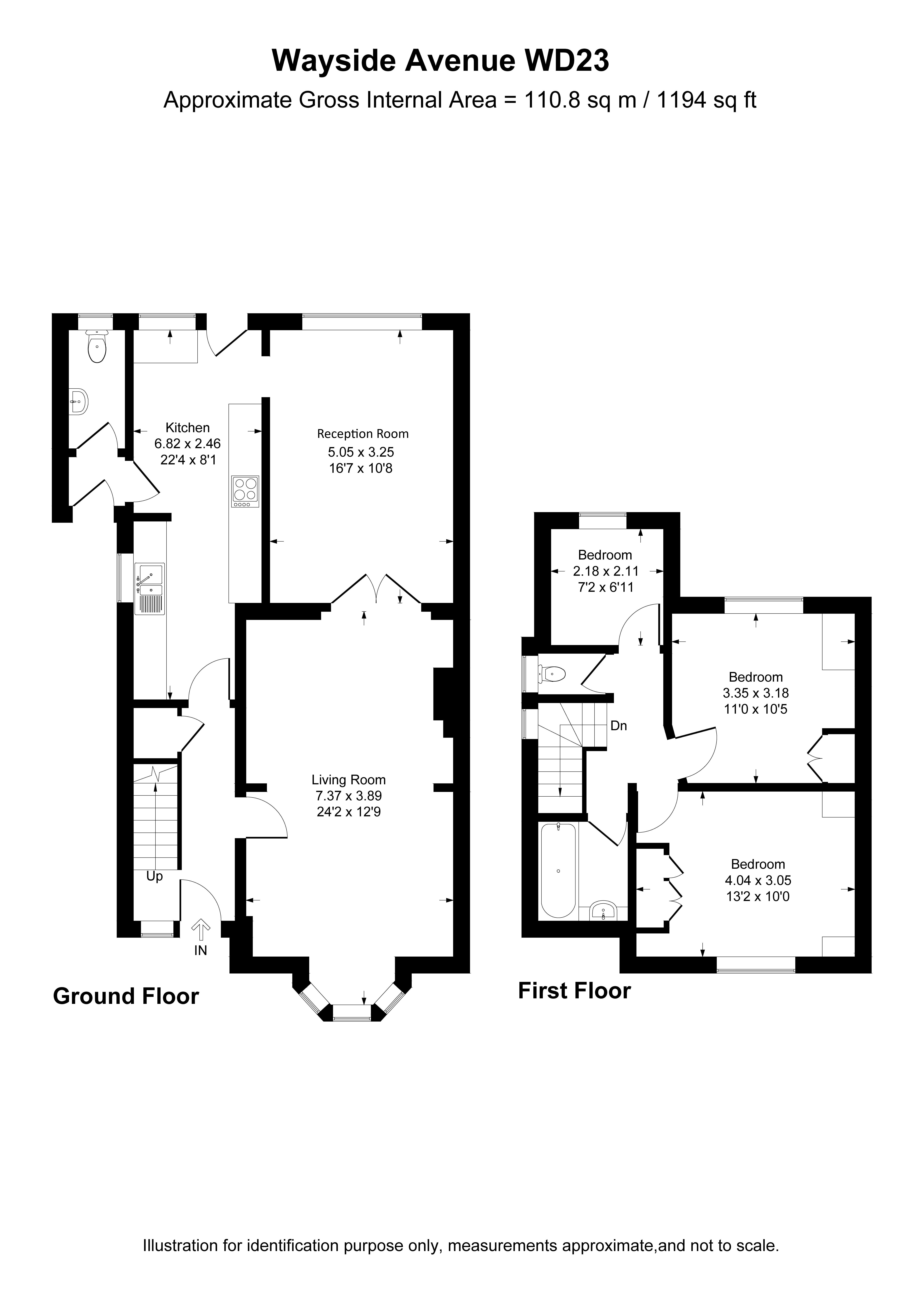 Wayside Avenue, Hertfordshire floorplan