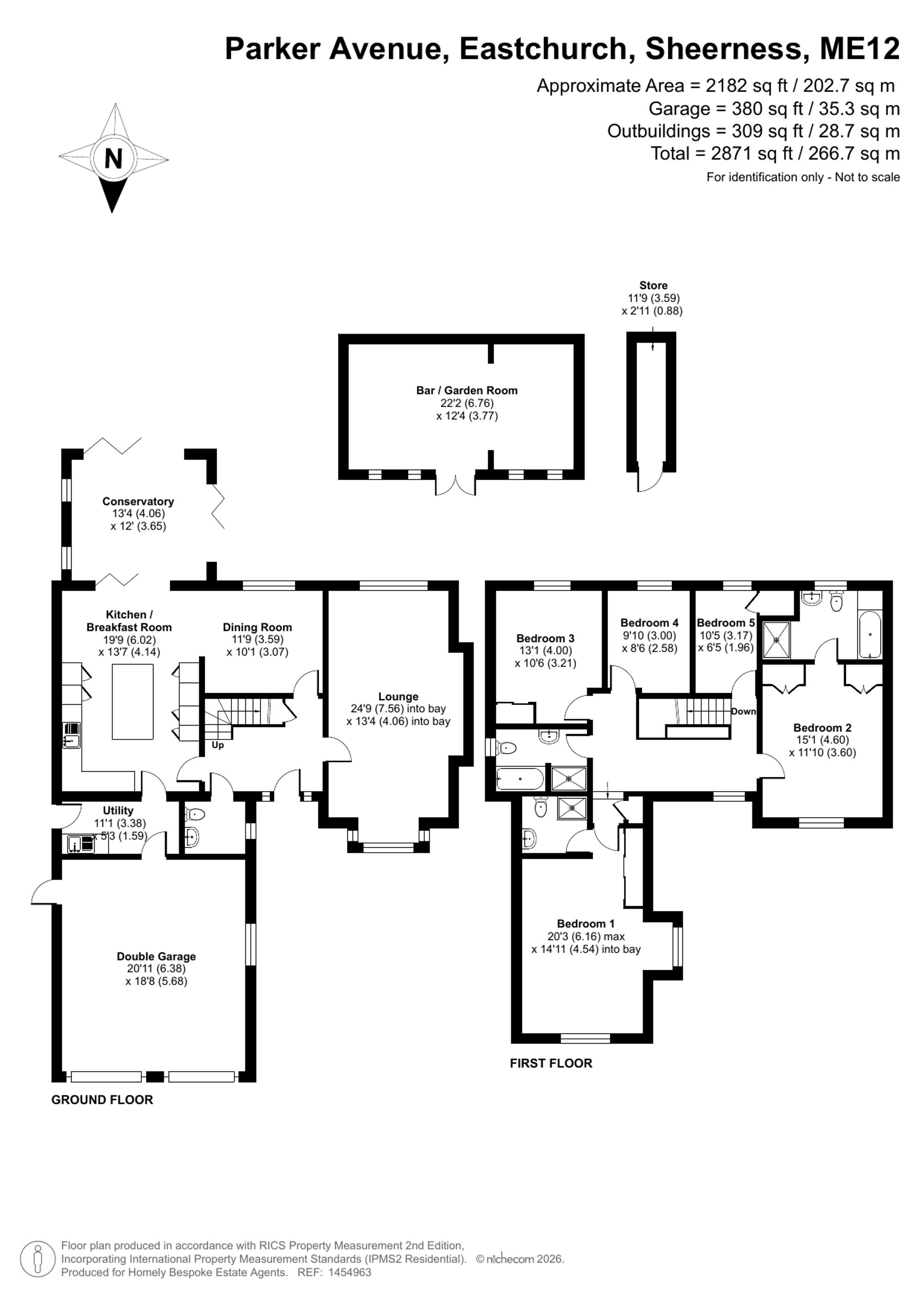 2 Parker Avenue, Sheerness floorplan