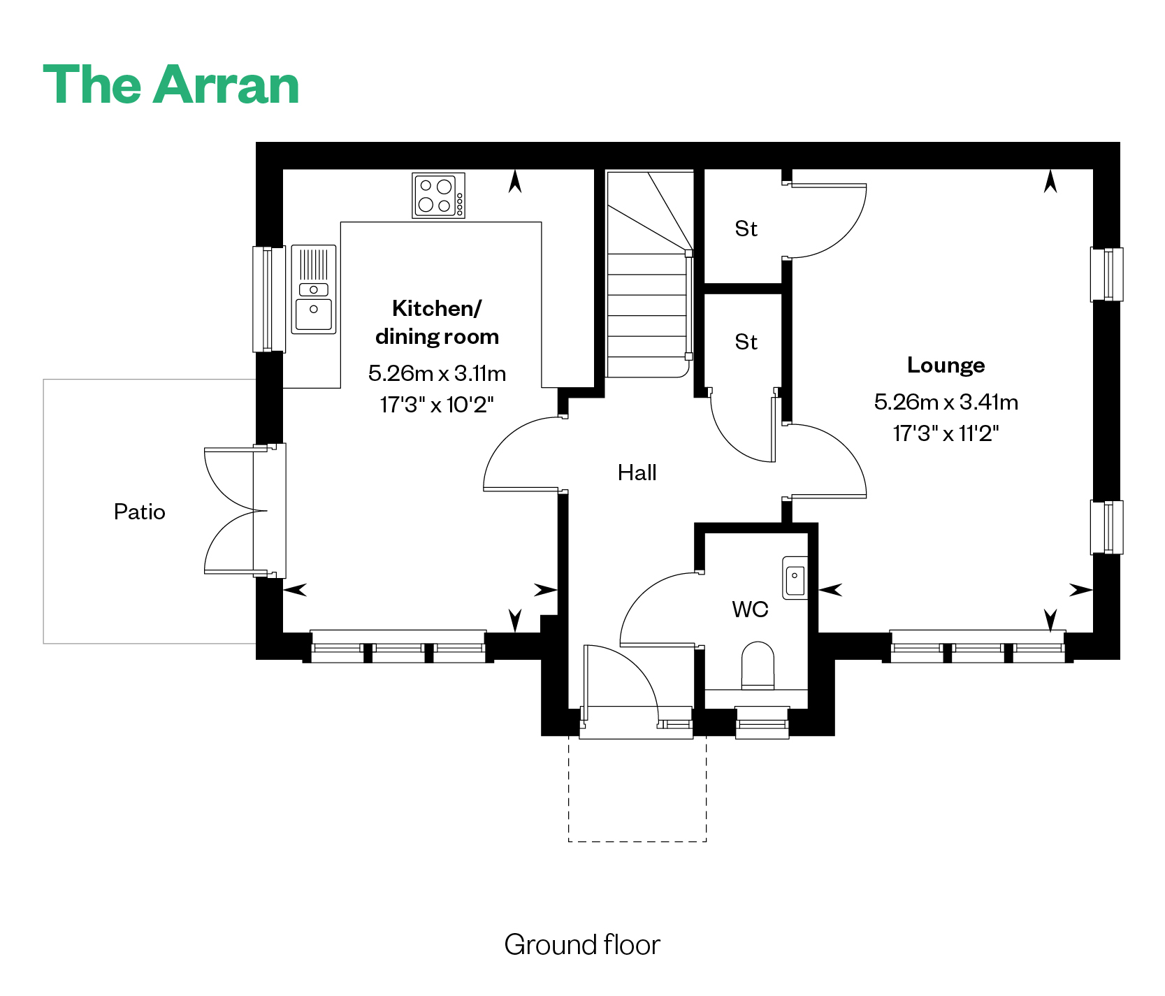 Off Charlesfield Road, Livingston, Eh54 7Gw floorplan