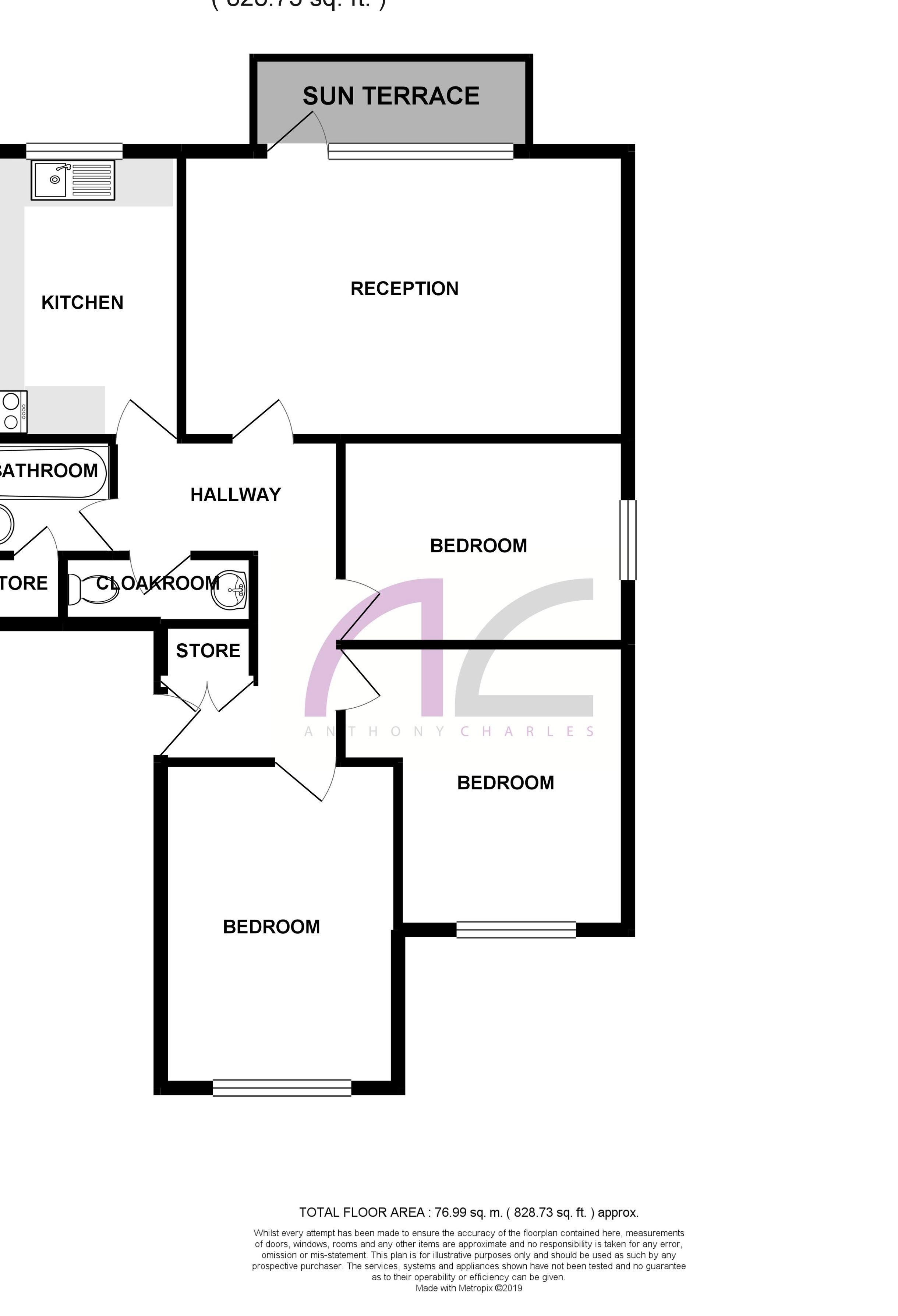 3 Bedrooms Flat to rent in Grange Gardens, Southgate N14