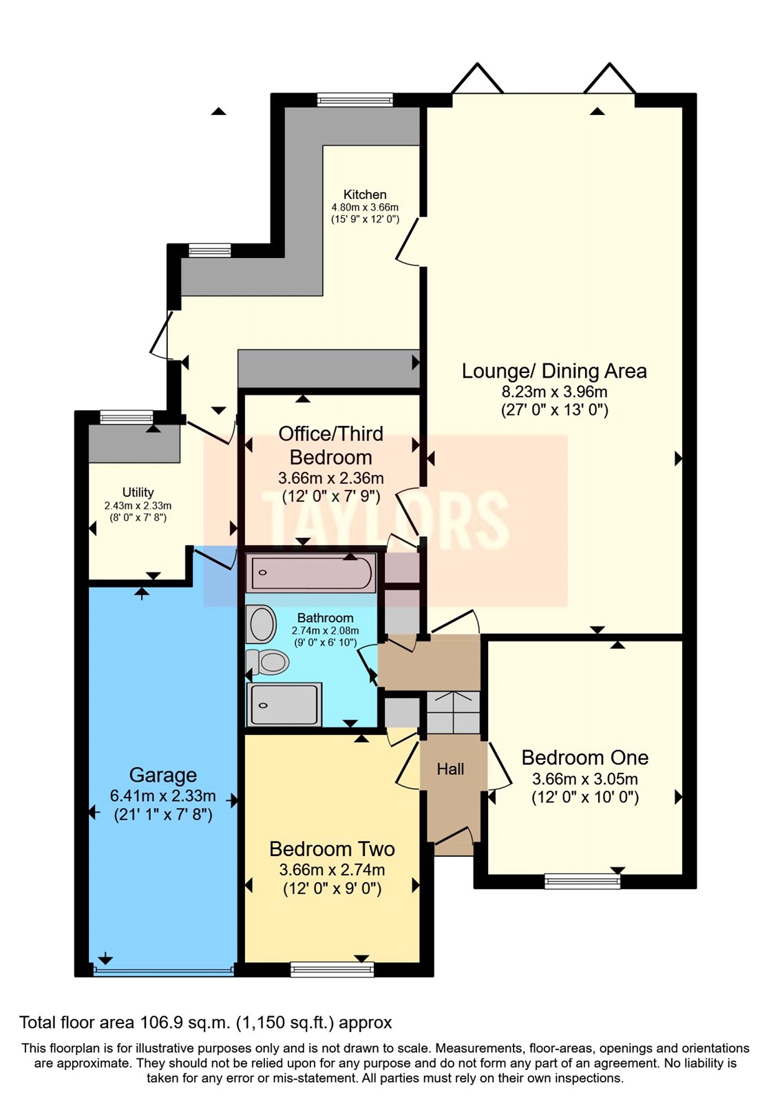 Staveley Road, Dunstable, Bedfordshire LU6, 2 bedroom bungalow for sale