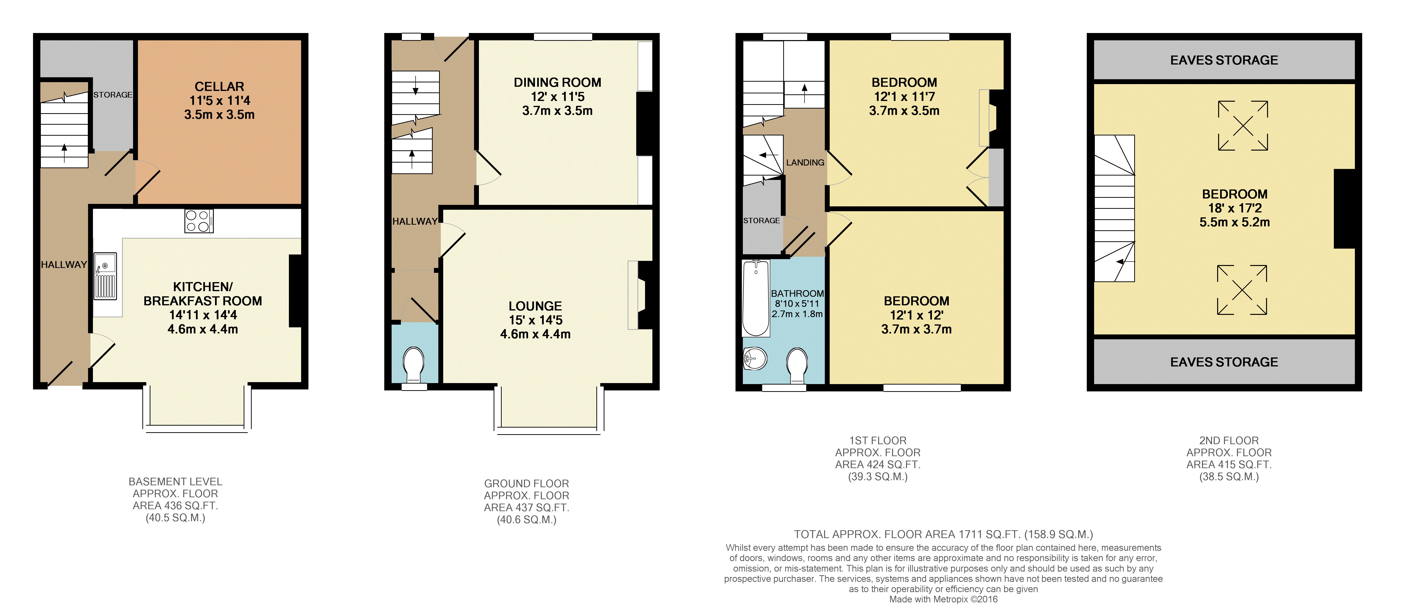 3 Bedrooms Terraced house to rent in Shaw Lane, Leeds, West Yorkshire LS6