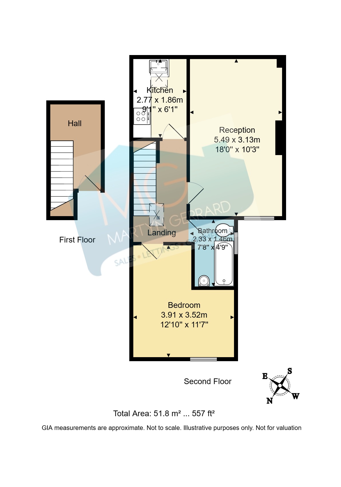 2C, Oakley Gardens, London floorplan