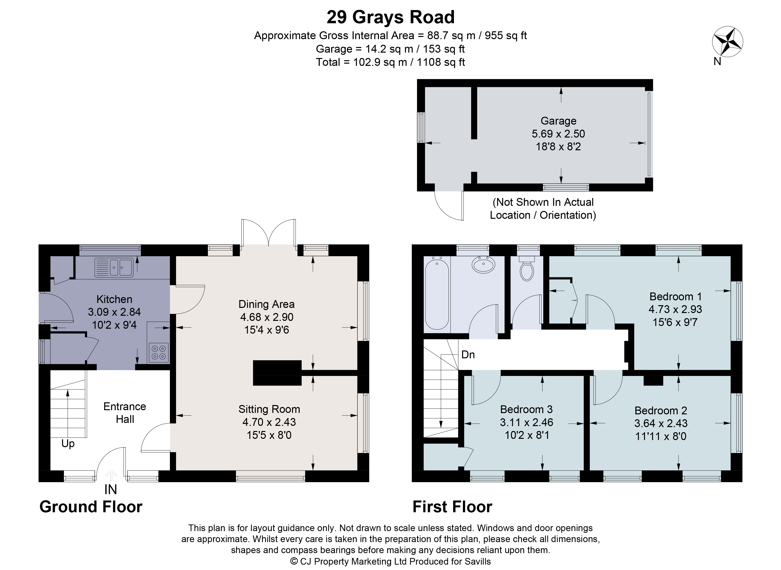 29, Greys Road, Oxfordshire floorplan