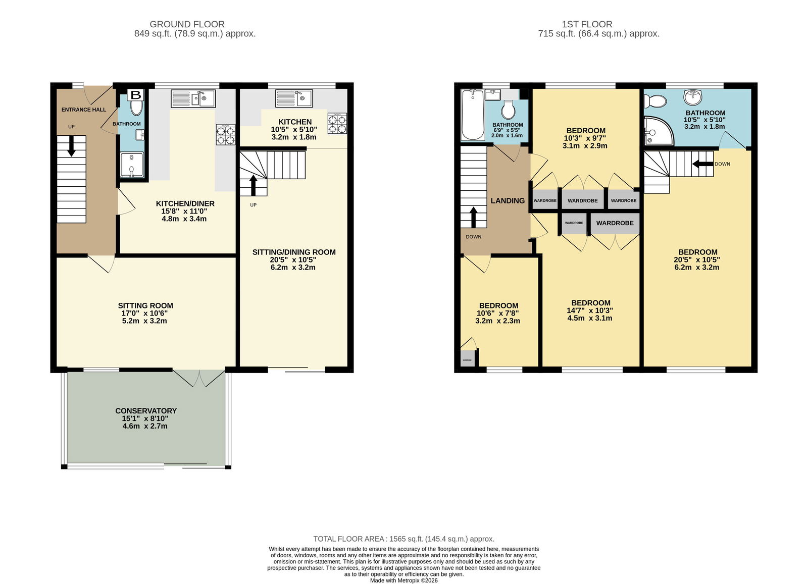 125, St. Richards Road, Deal floorplan