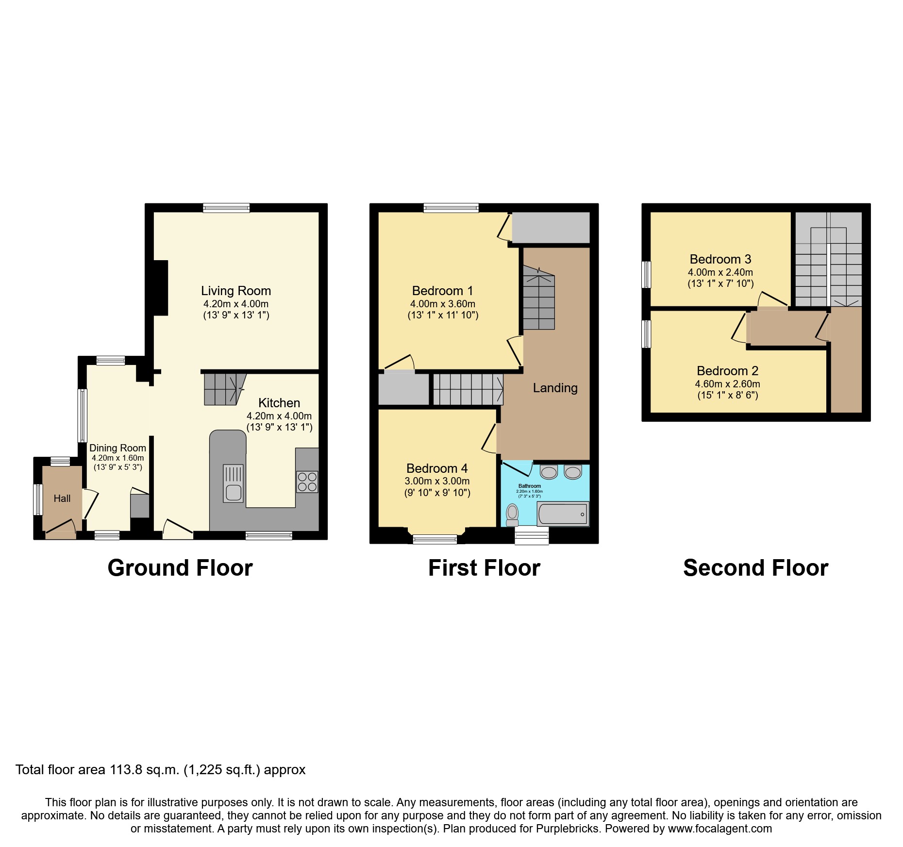 12, Jones Street, Glossop floorplan