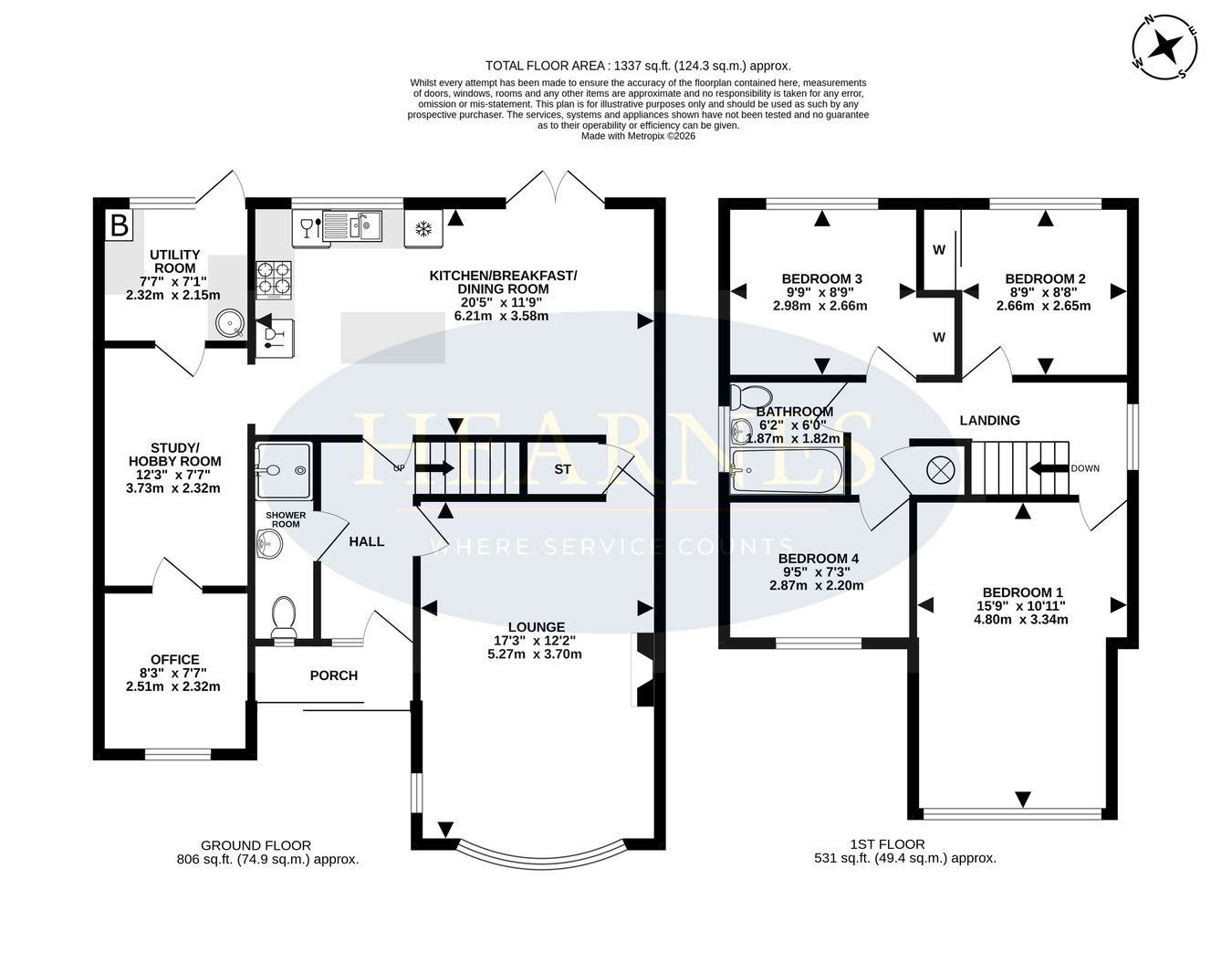 Ford Close, Ferndown floorplan