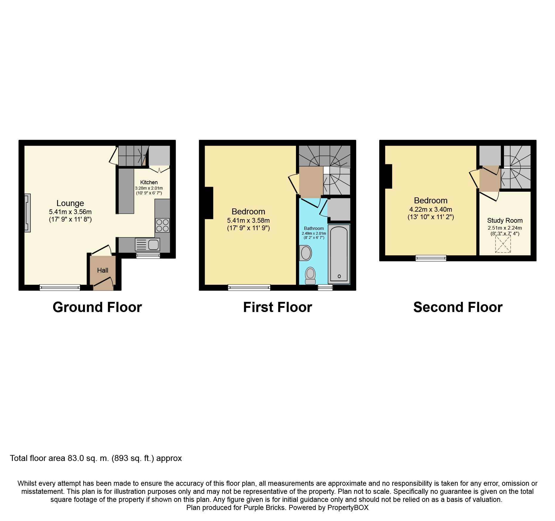 3 Bedrooms Terraced house for sale in Norman View, Leeds LS5