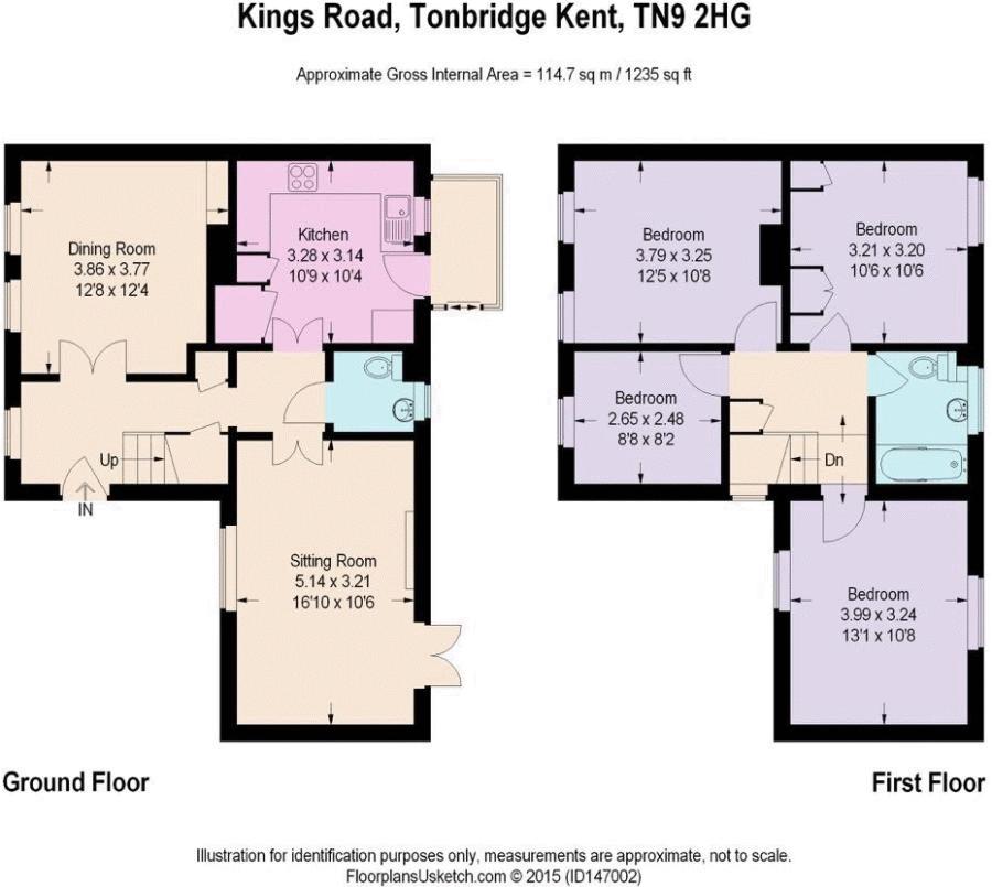 4 Bedrooms Semi-detached house for sale in Kings Road, Tonbridge, Kent TN9