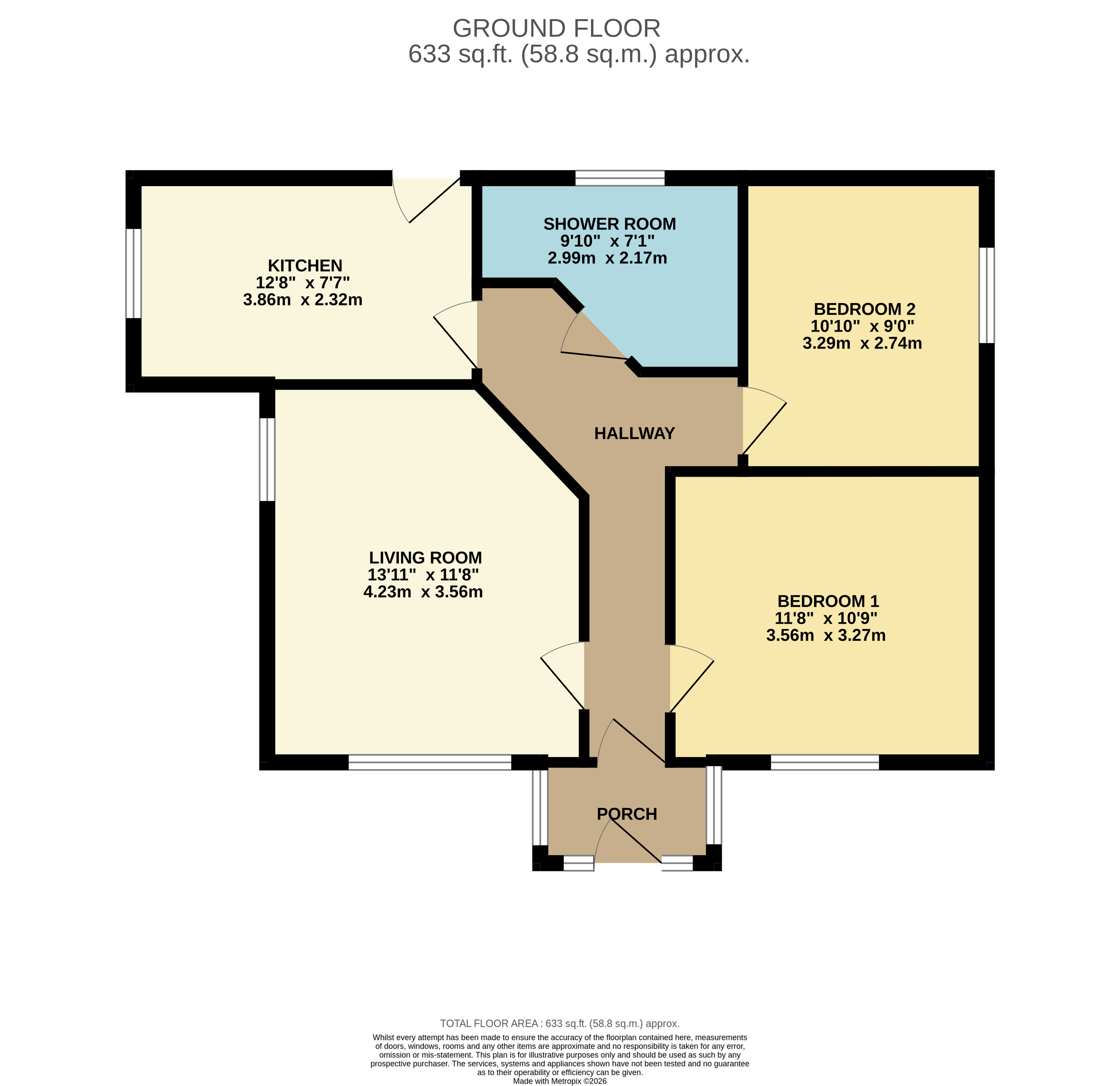 1a, Bestwick Avenue, Heanor floorplan