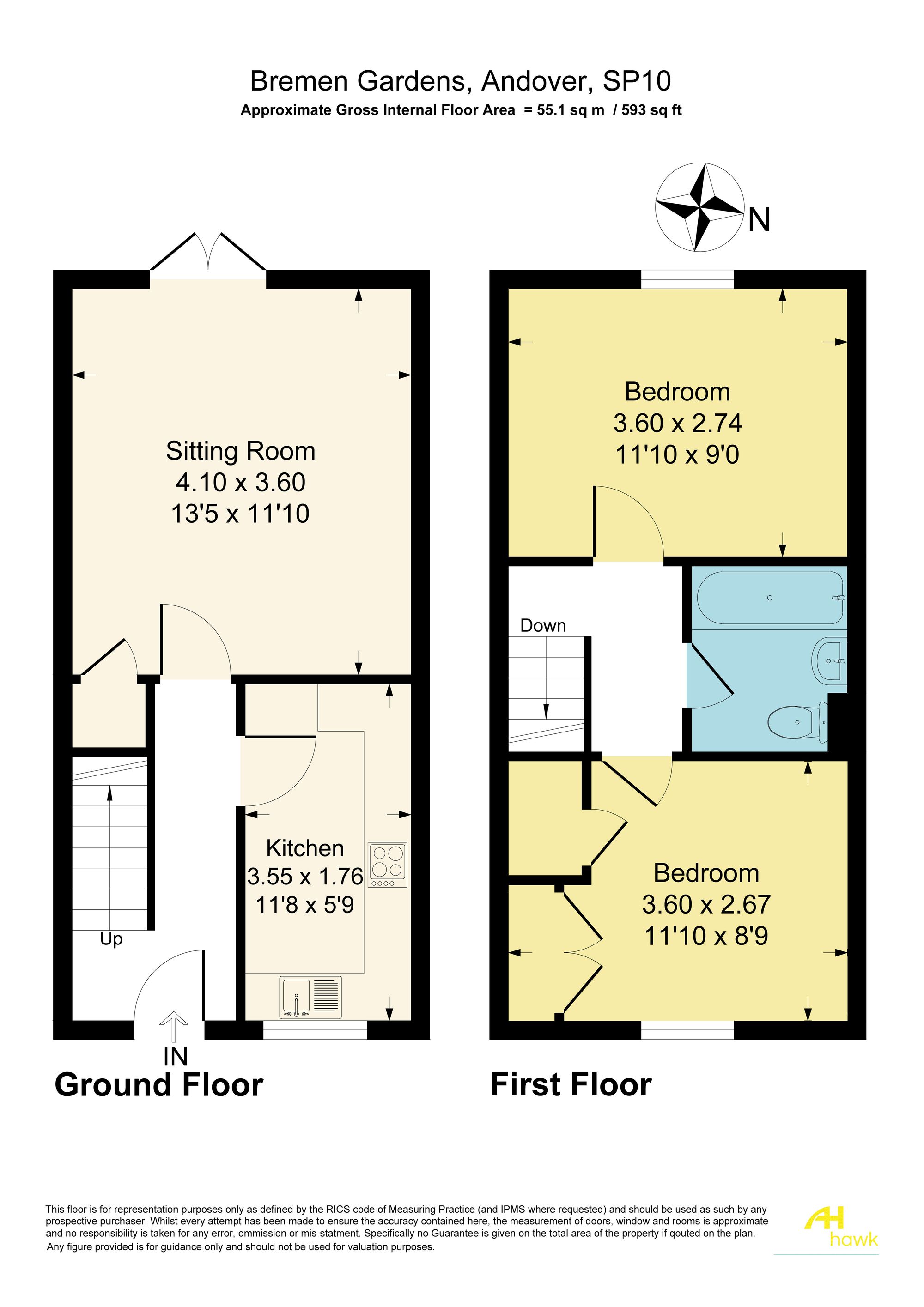 31 Bremen Gardens, Andover floorplan