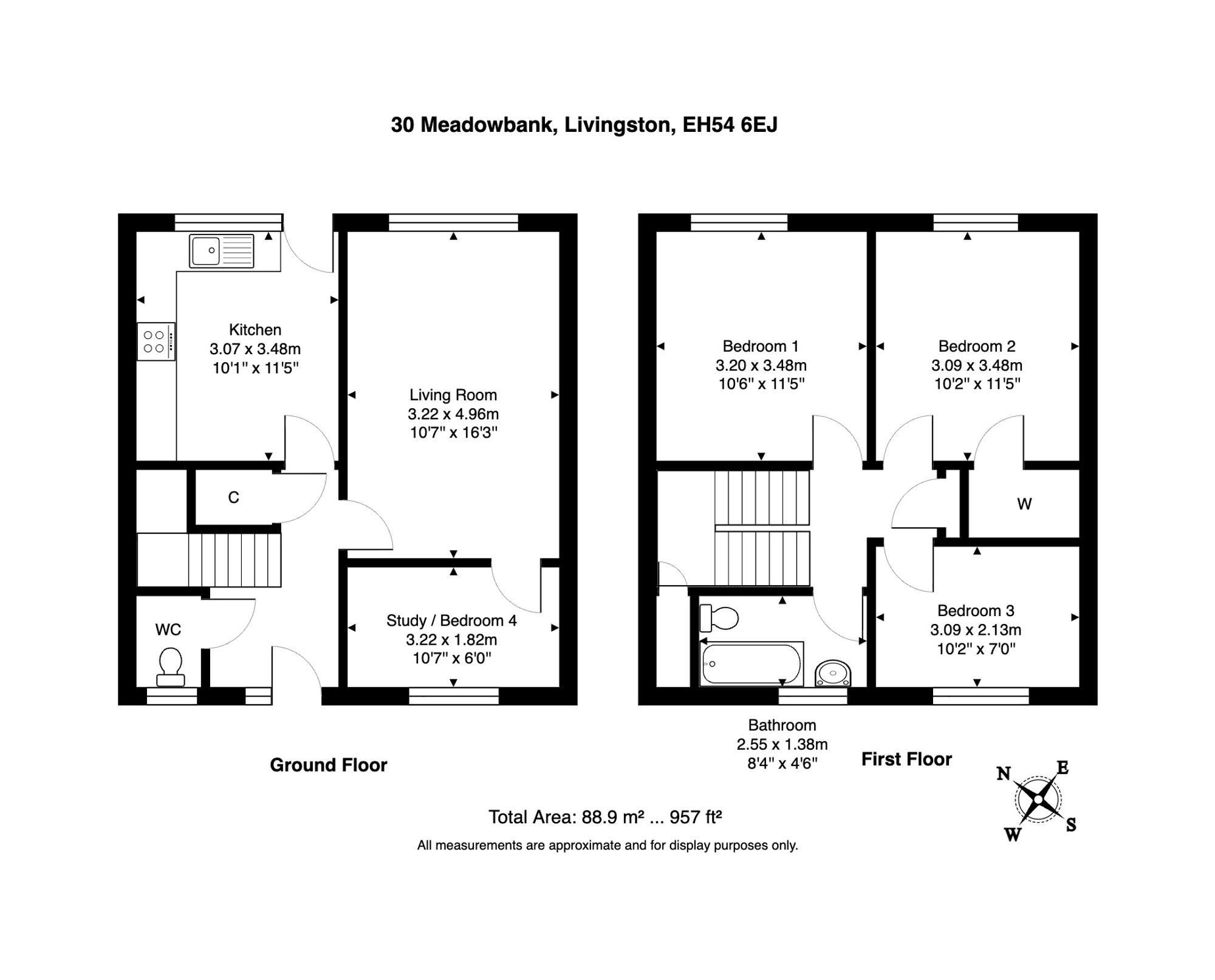 30 Meadowbank, Livingston floorplan