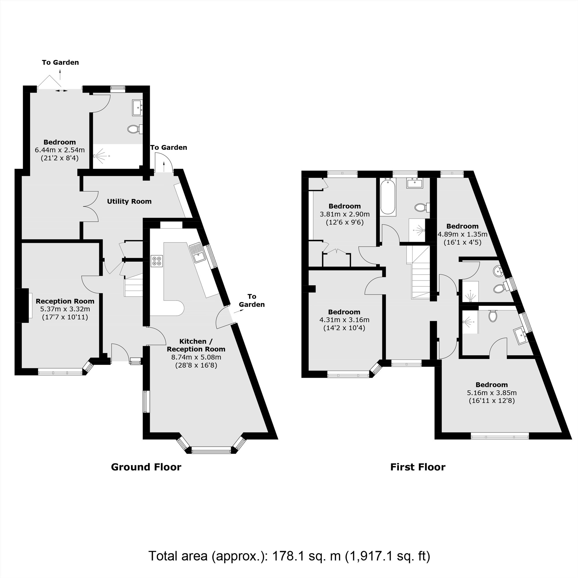8, Halliford Road, Sunbury-On-Thames floorplan