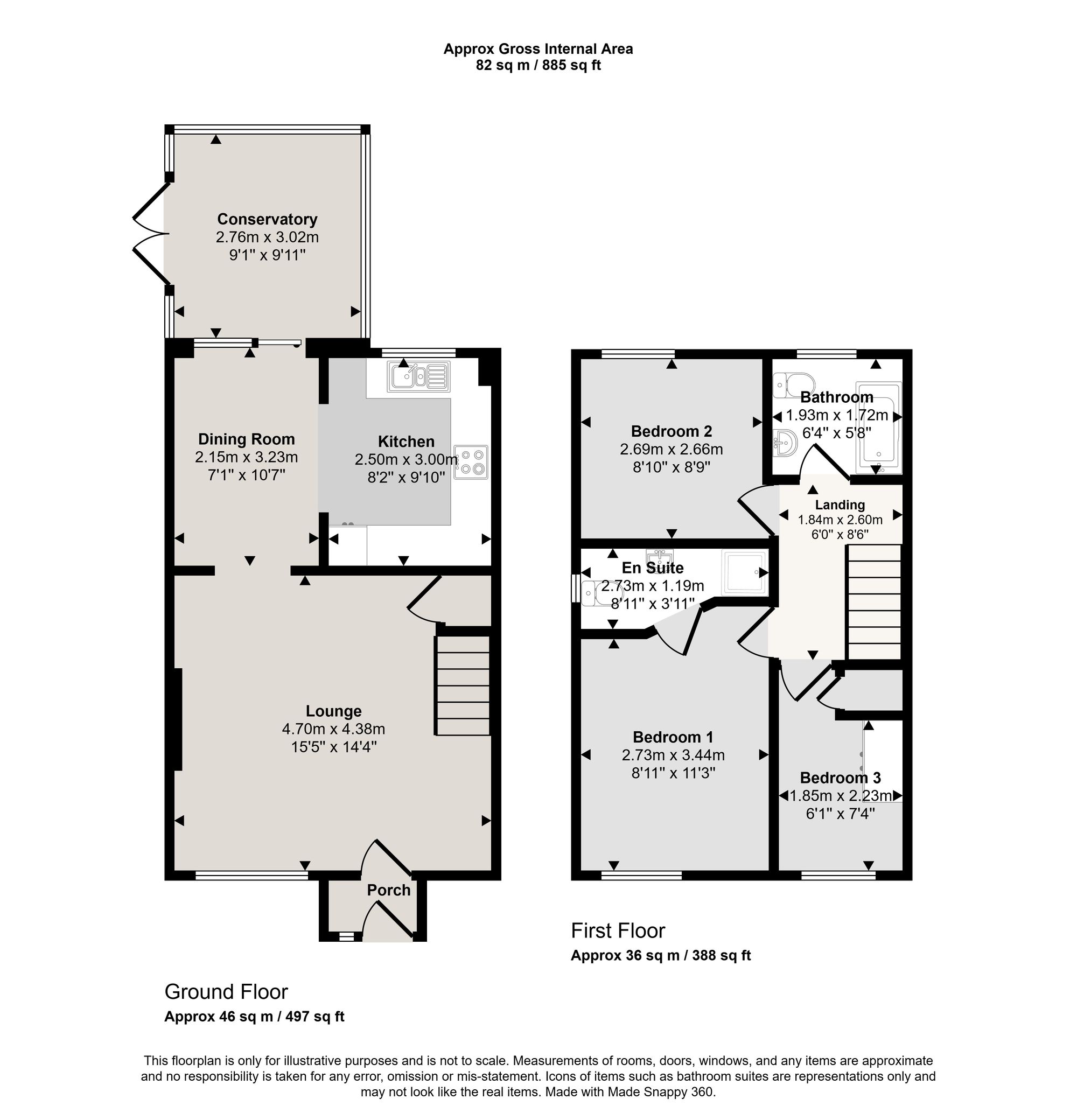 34 Locklands Lane, Manchester floorplan