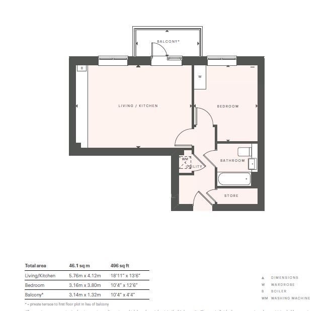 1 Bedrooms Flat for sale in South Oxhey Central (Phase Two), Station Approach, South Oxhey, Hertfordshire WD19